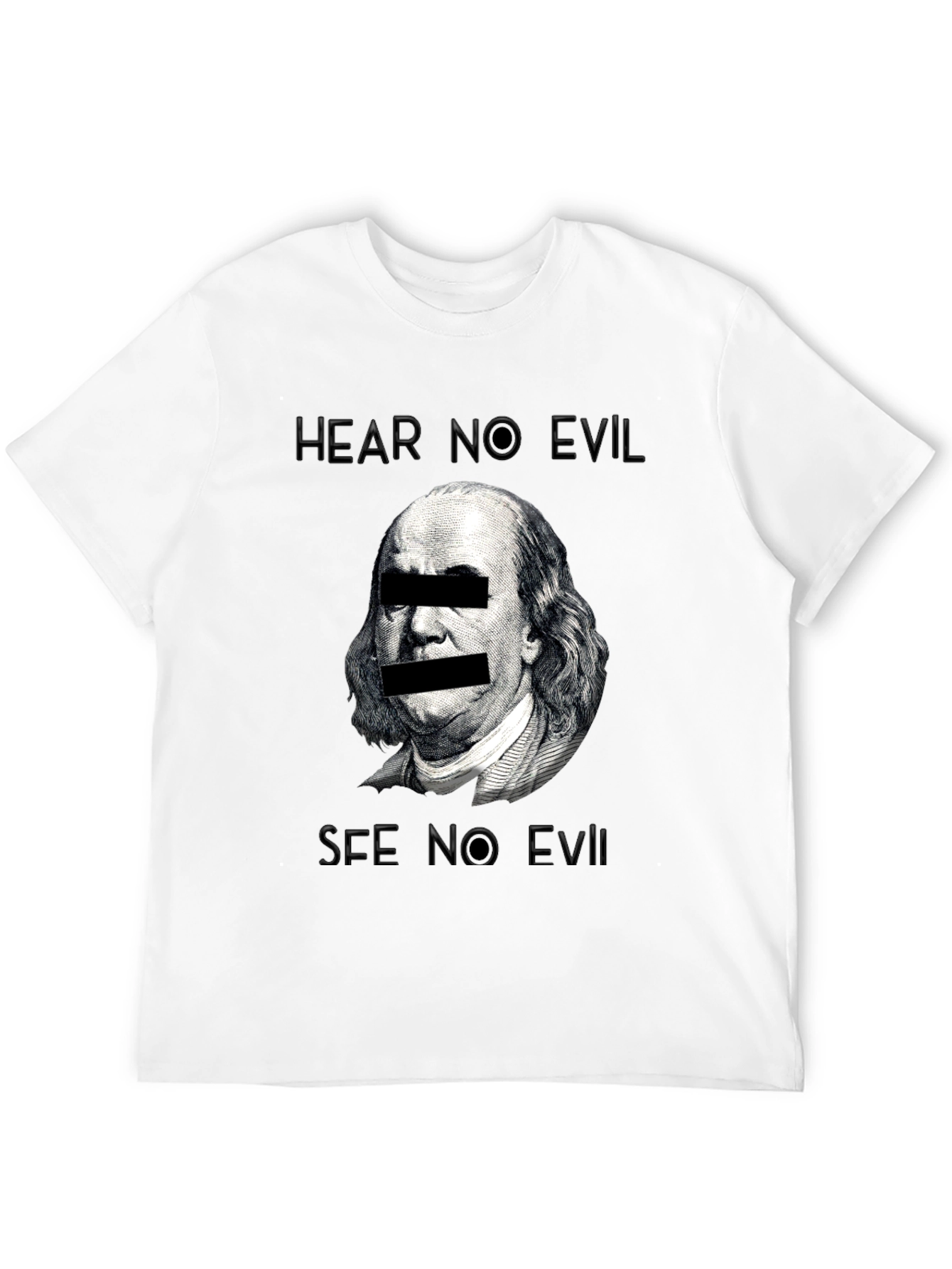 Hear No Evil See No Evil Graphic T-Shirt