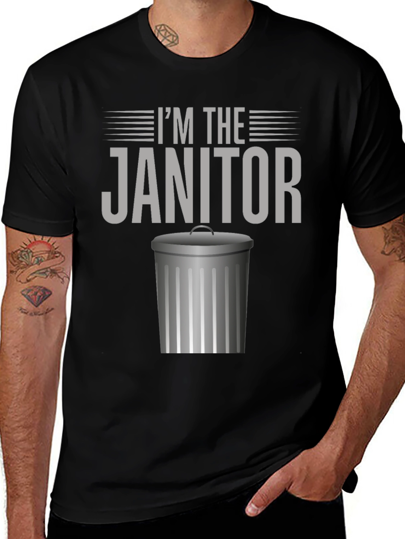 Im The Janitor Funny Graphic T-Shirt