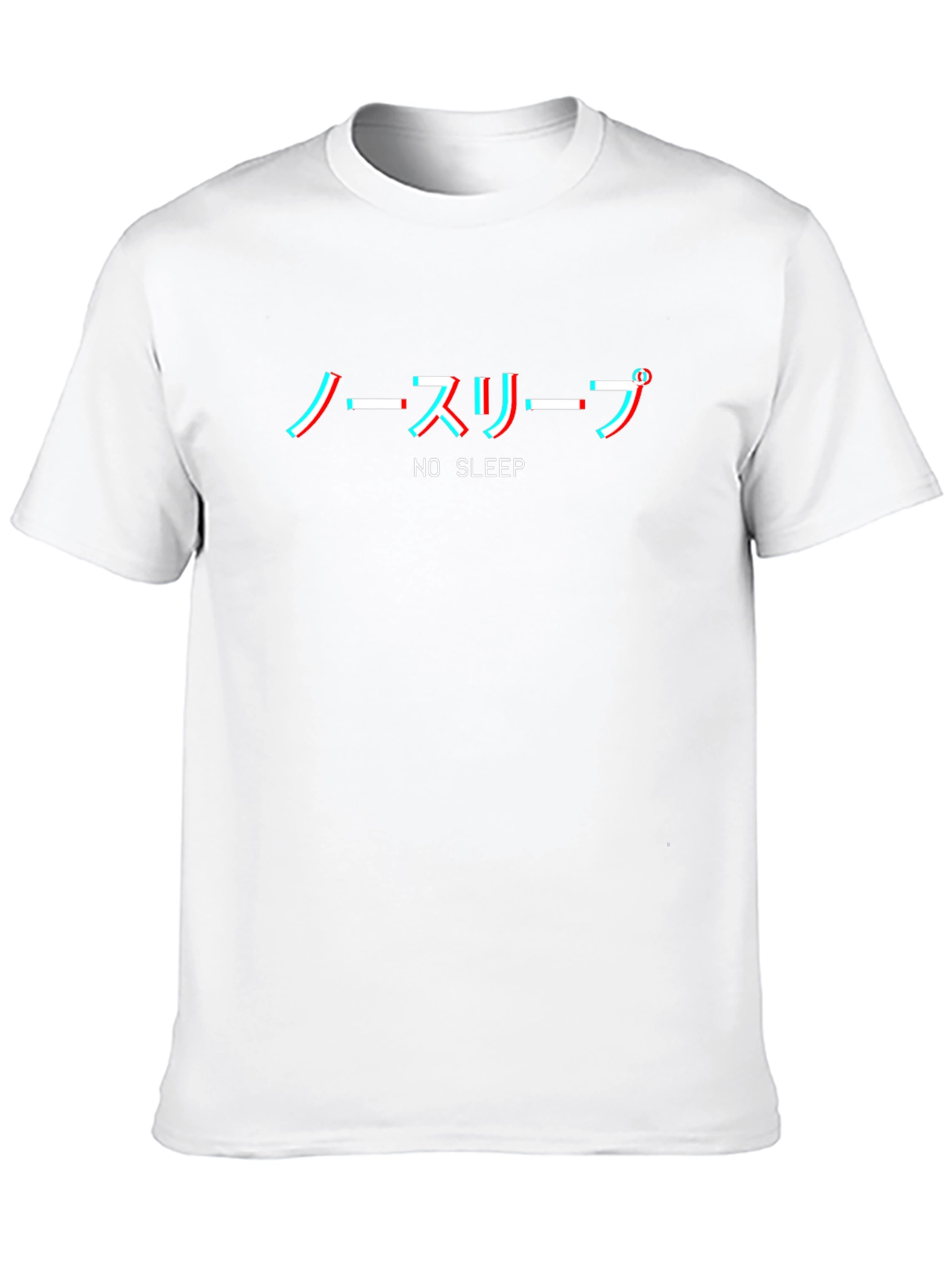 No Sleep Graphic Tee - Mens Black Cotton T-Shirt