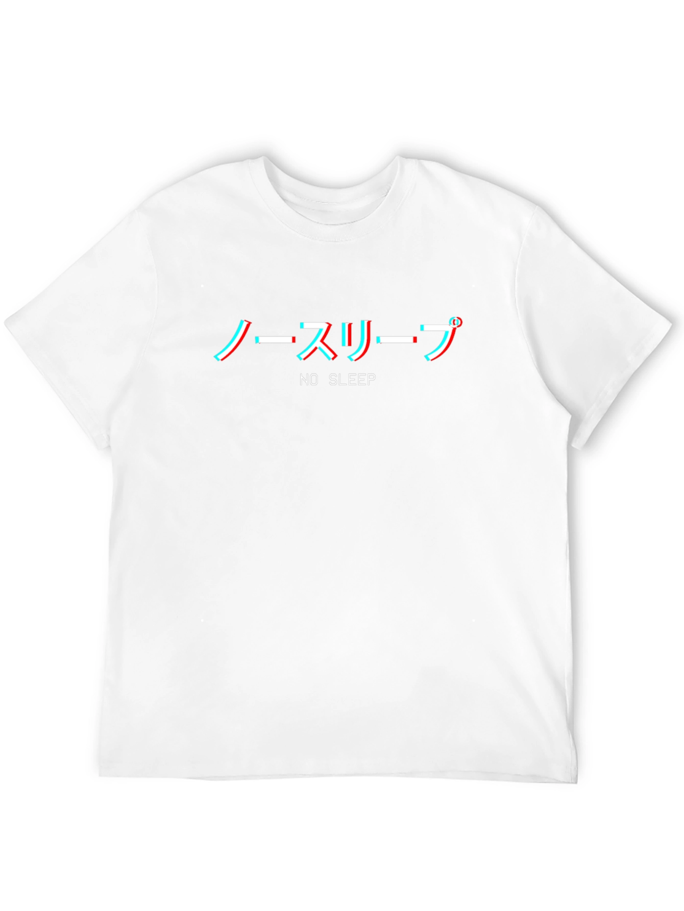 No Sleep Graphic Tee - Mens Black Cotton T-Shirt