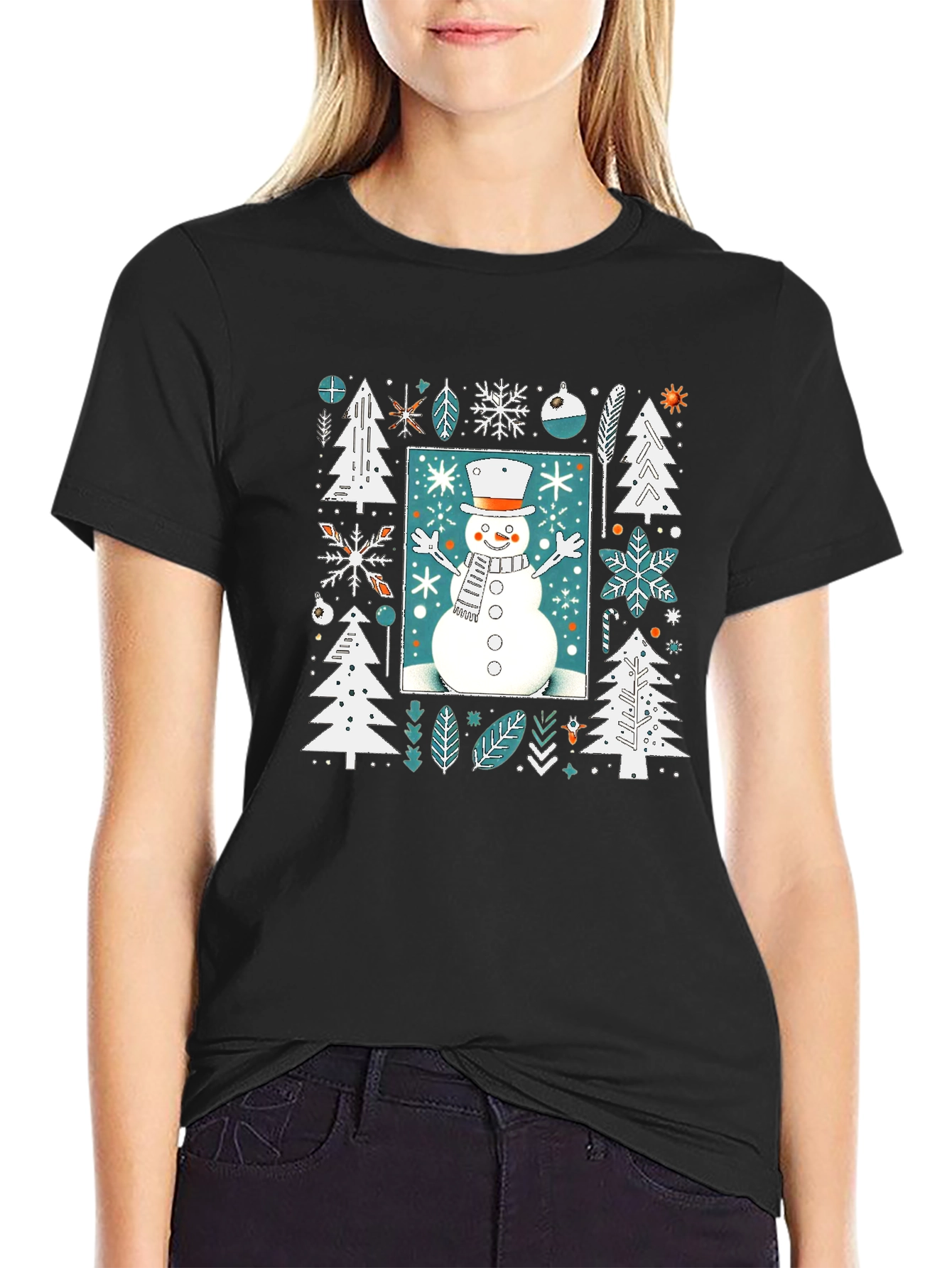 Snowman Holiday T-Shirt
