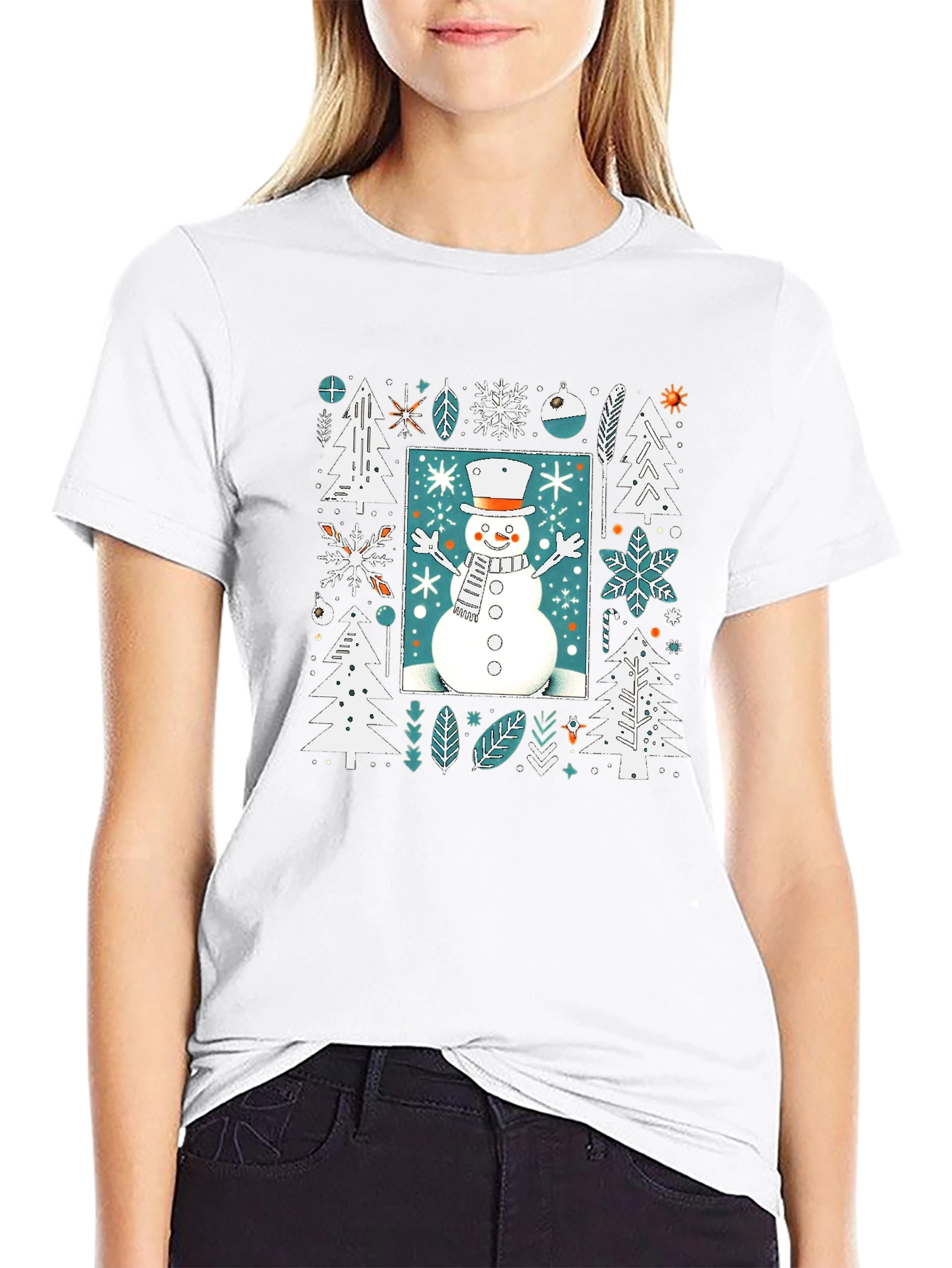 Snowman Holiday T-Shirt