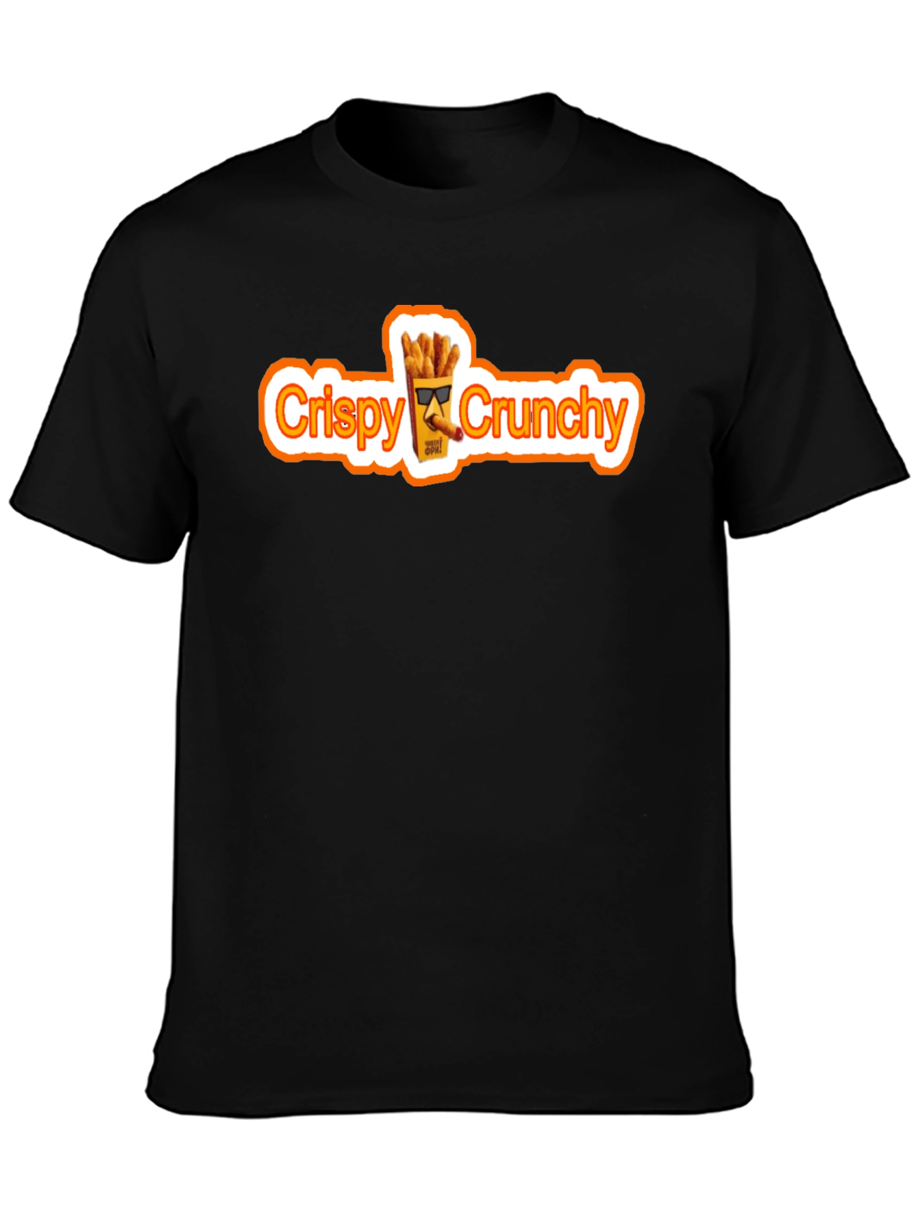 Crispy Crunchy Graphic T-Shirt - Trendy Streetwear