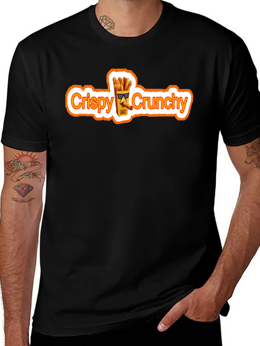 Crispy Crunchy Graphic T-Shirt - Trendy Streetwear