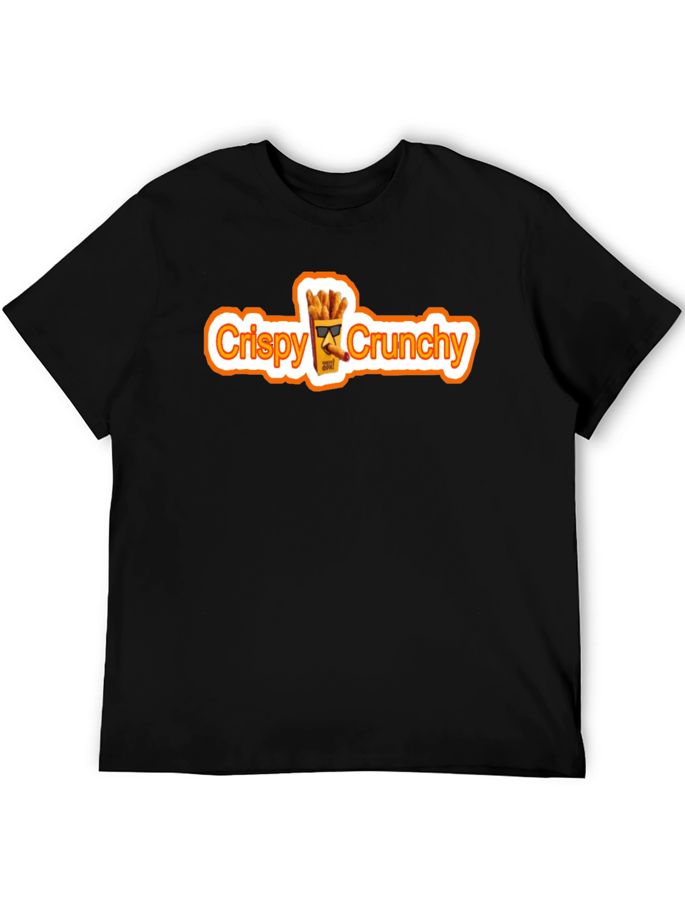 Crispy Crunchy Graphic T-Shirt - Trendy Streetwear