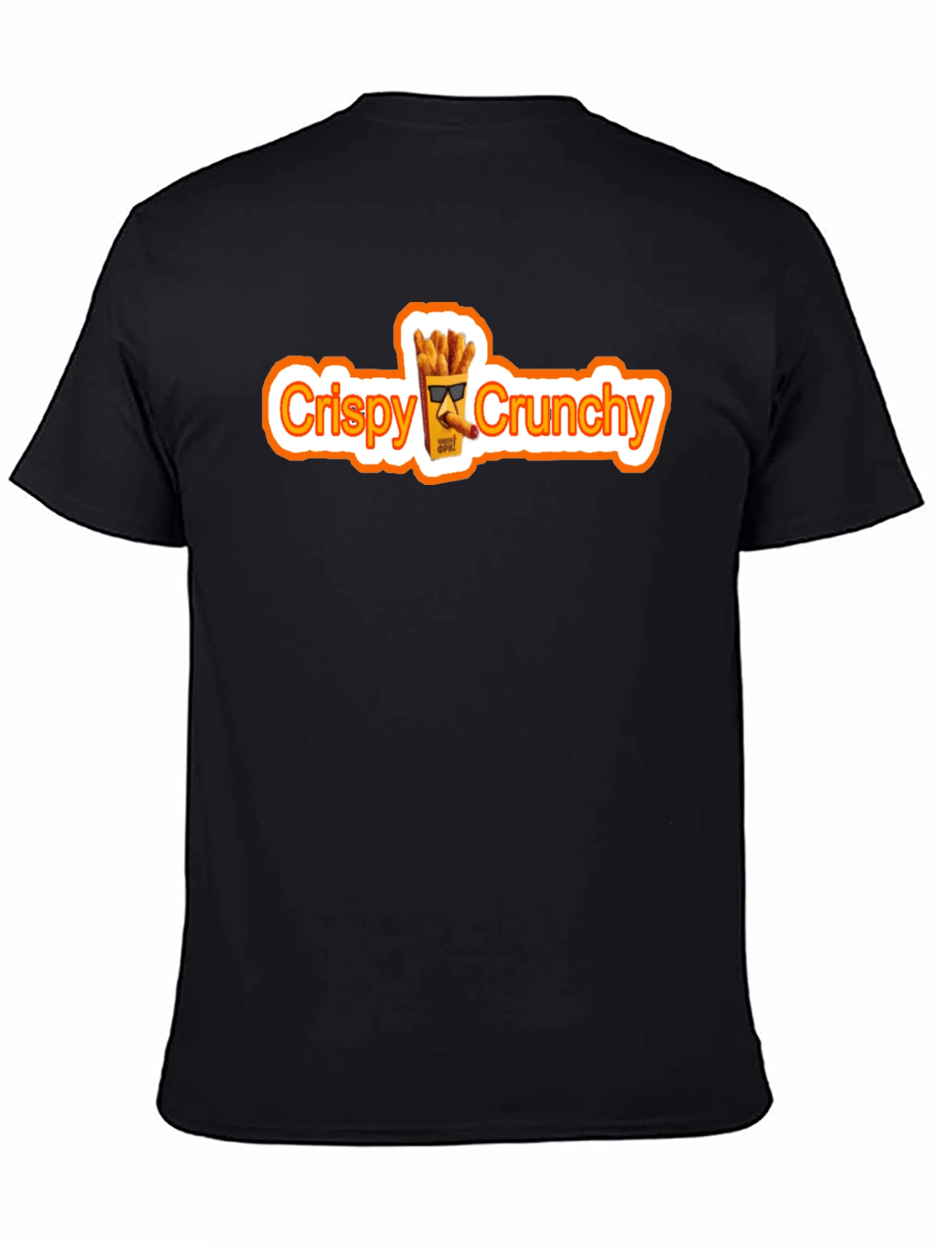 Crispy Crunchy Graphic T-Shirt - Trendy Streetwear