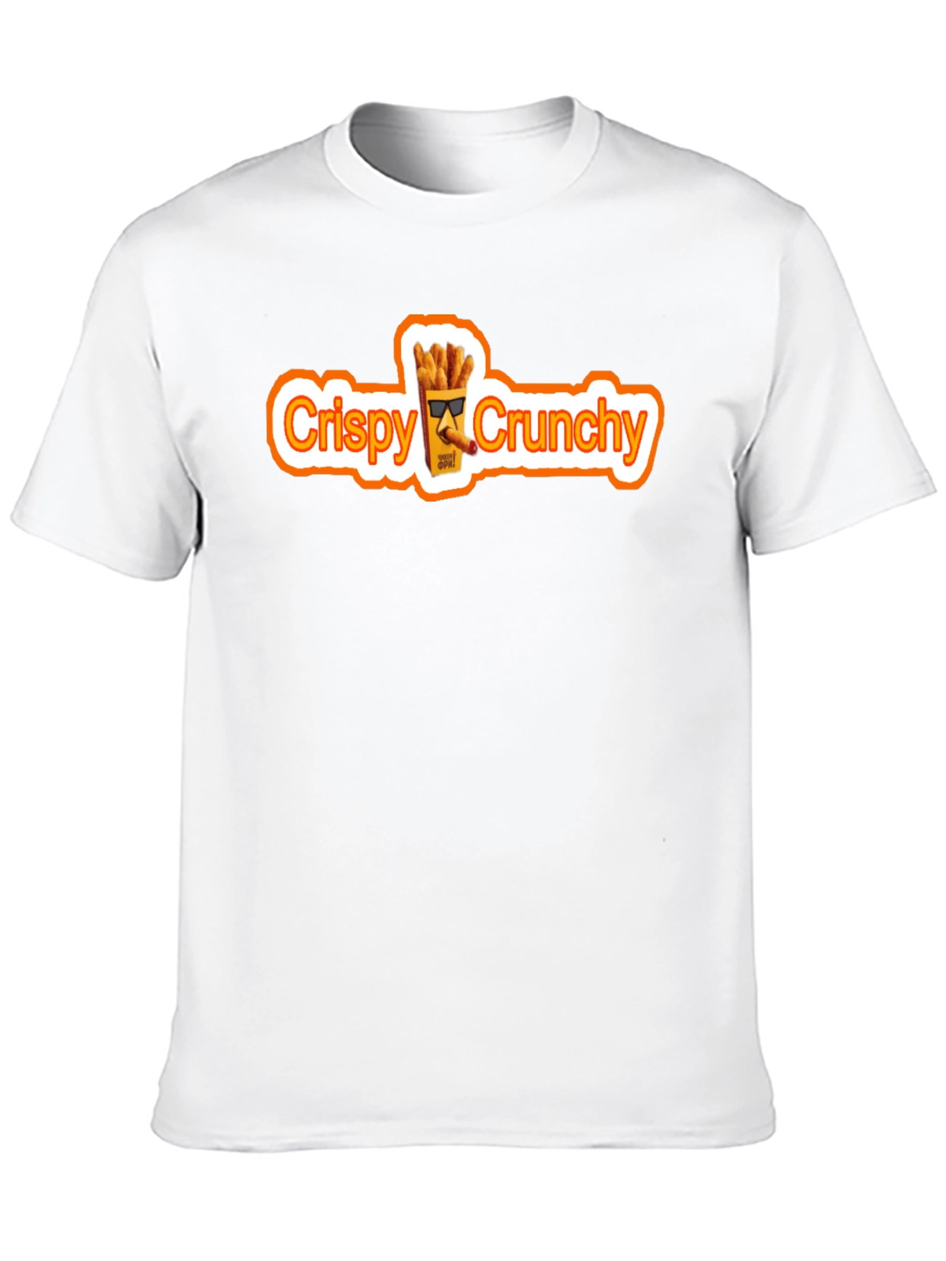 Crispy Crunchy Graphic T-Shirt - Trendy Streetwear