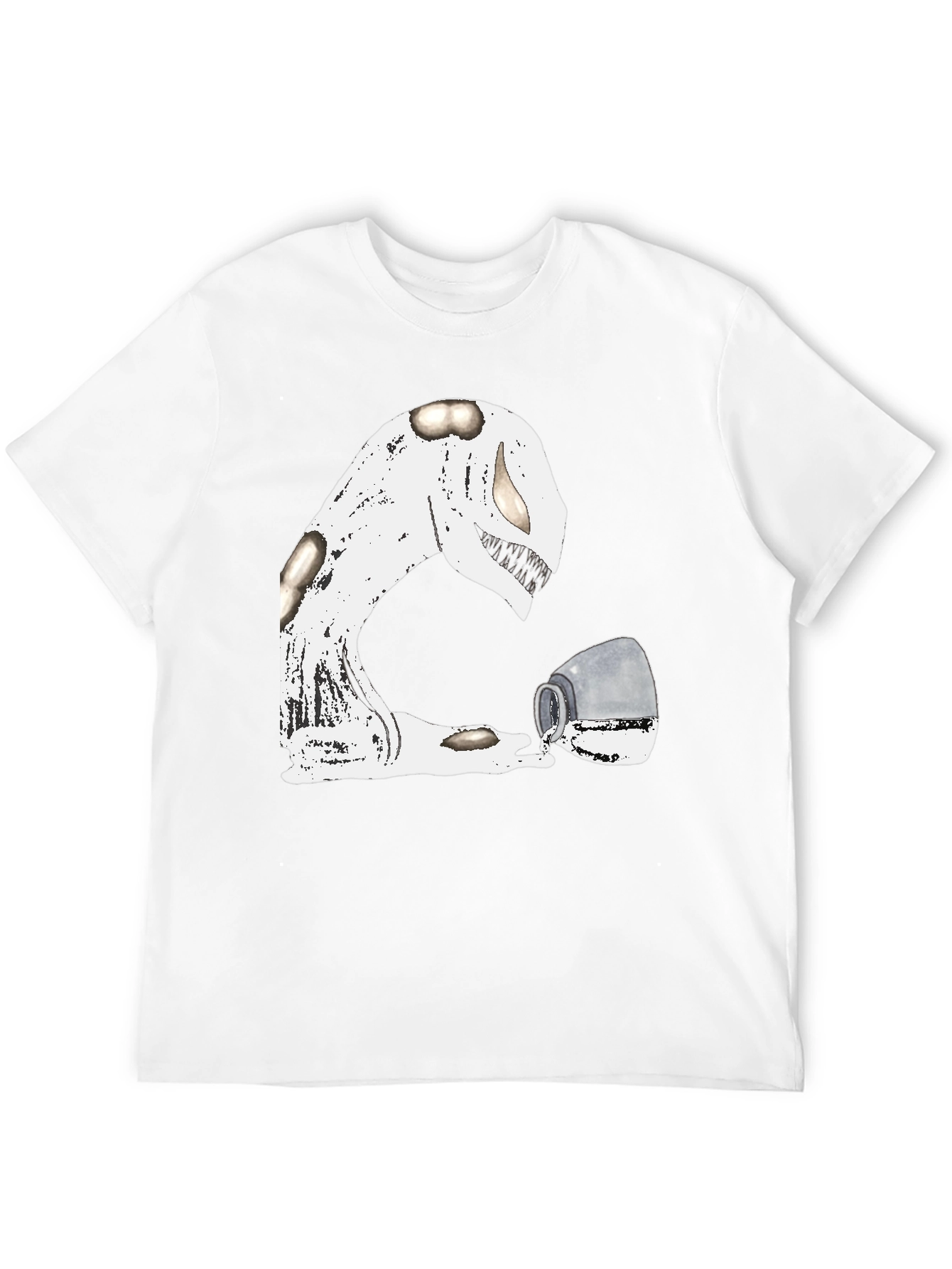 Spilled Milk Monster Graphic Tee - Unique & Fun