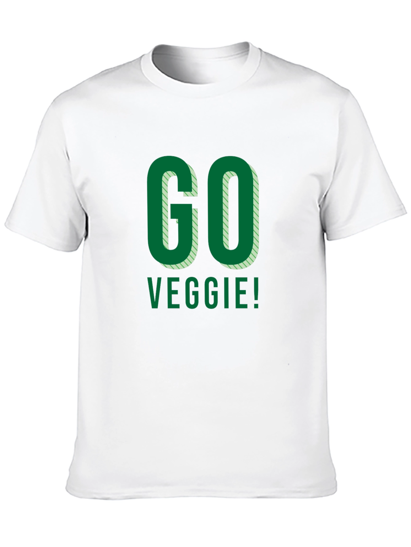 Go Veggie! Black Graphic Tee