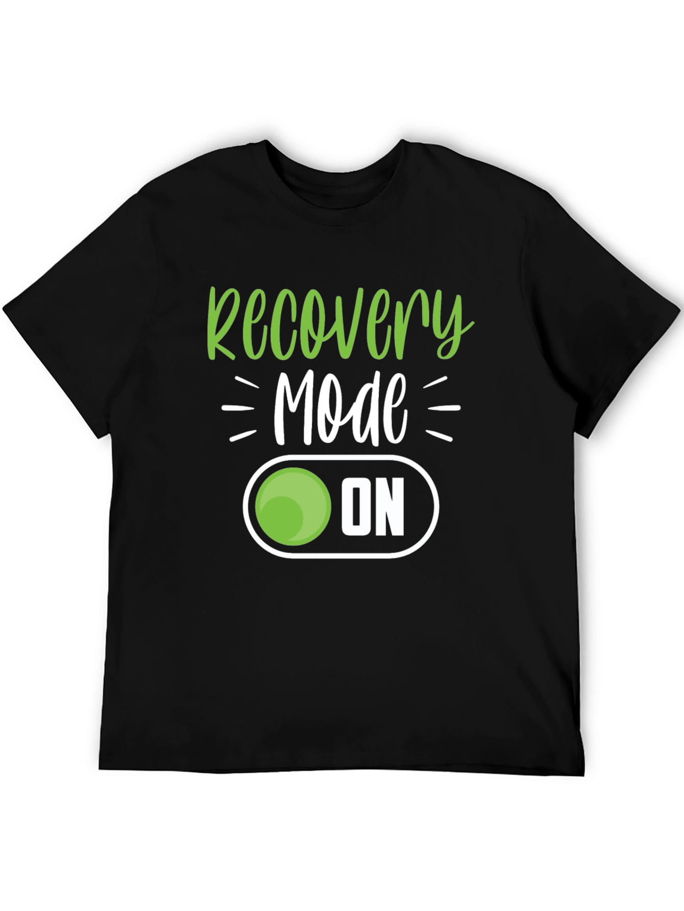 Recovery Mode ON - Black T-Shirt