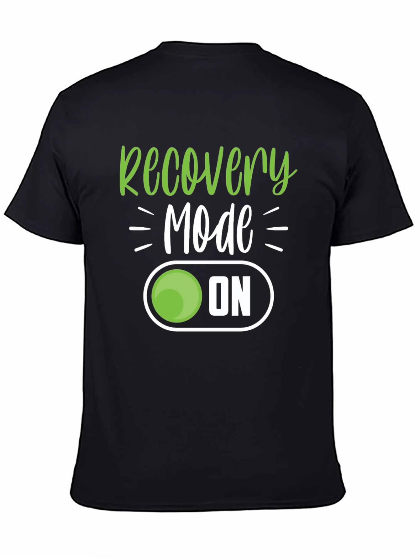 Recovery Mode ON - Black T-Shirt