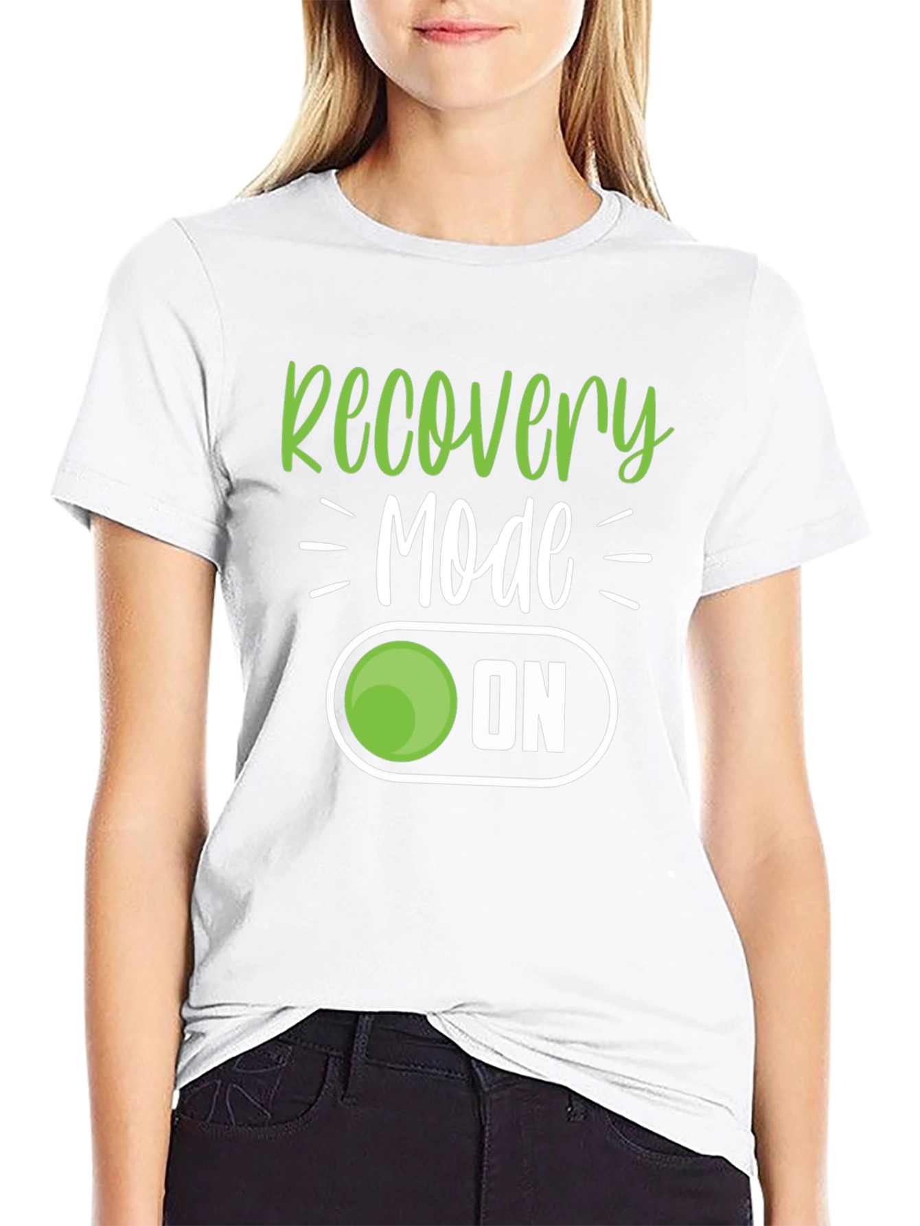 Recovery Mode ON - Black T-Shirt