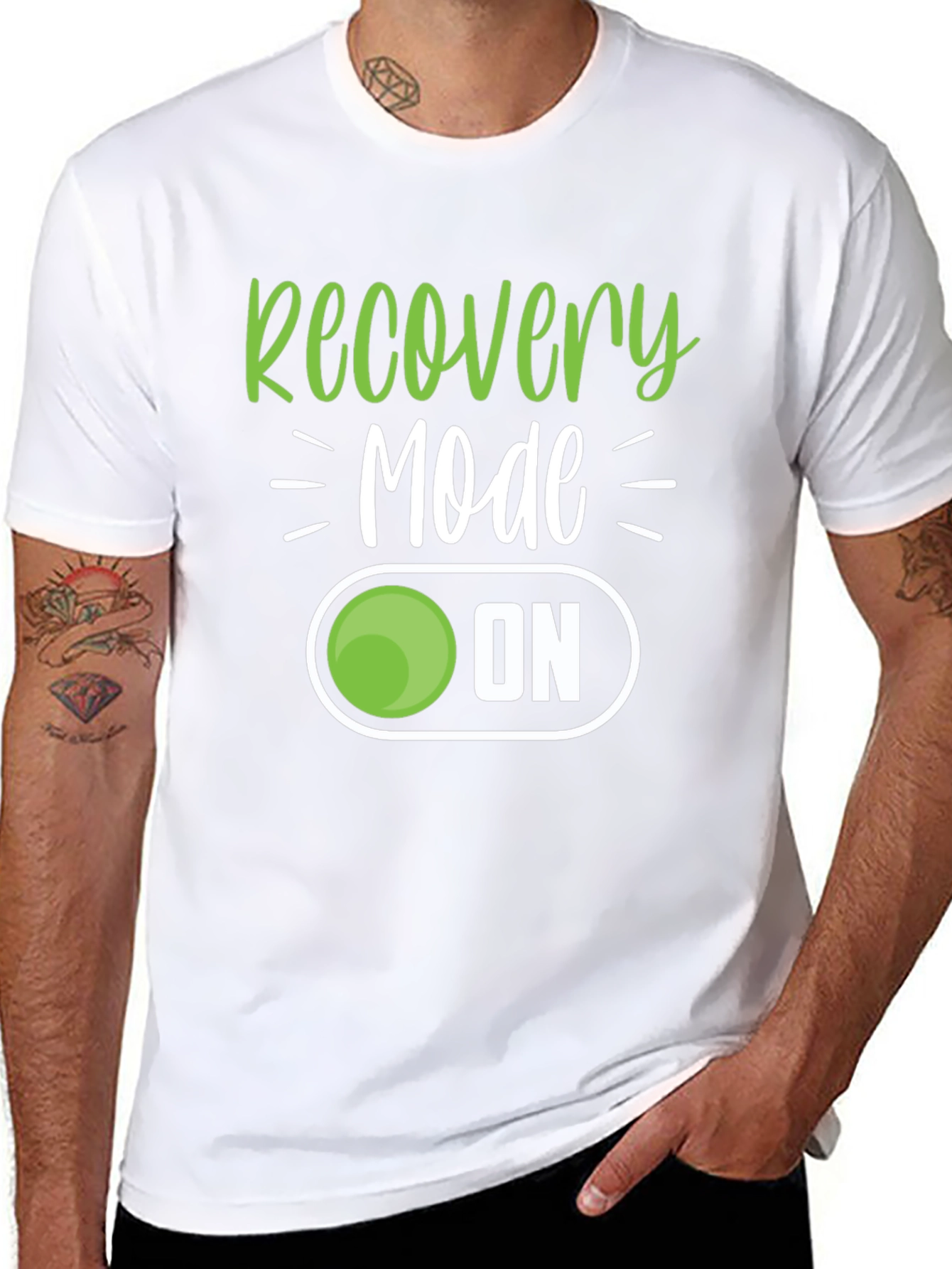 Recovery Mode ON - Black T-Shirt