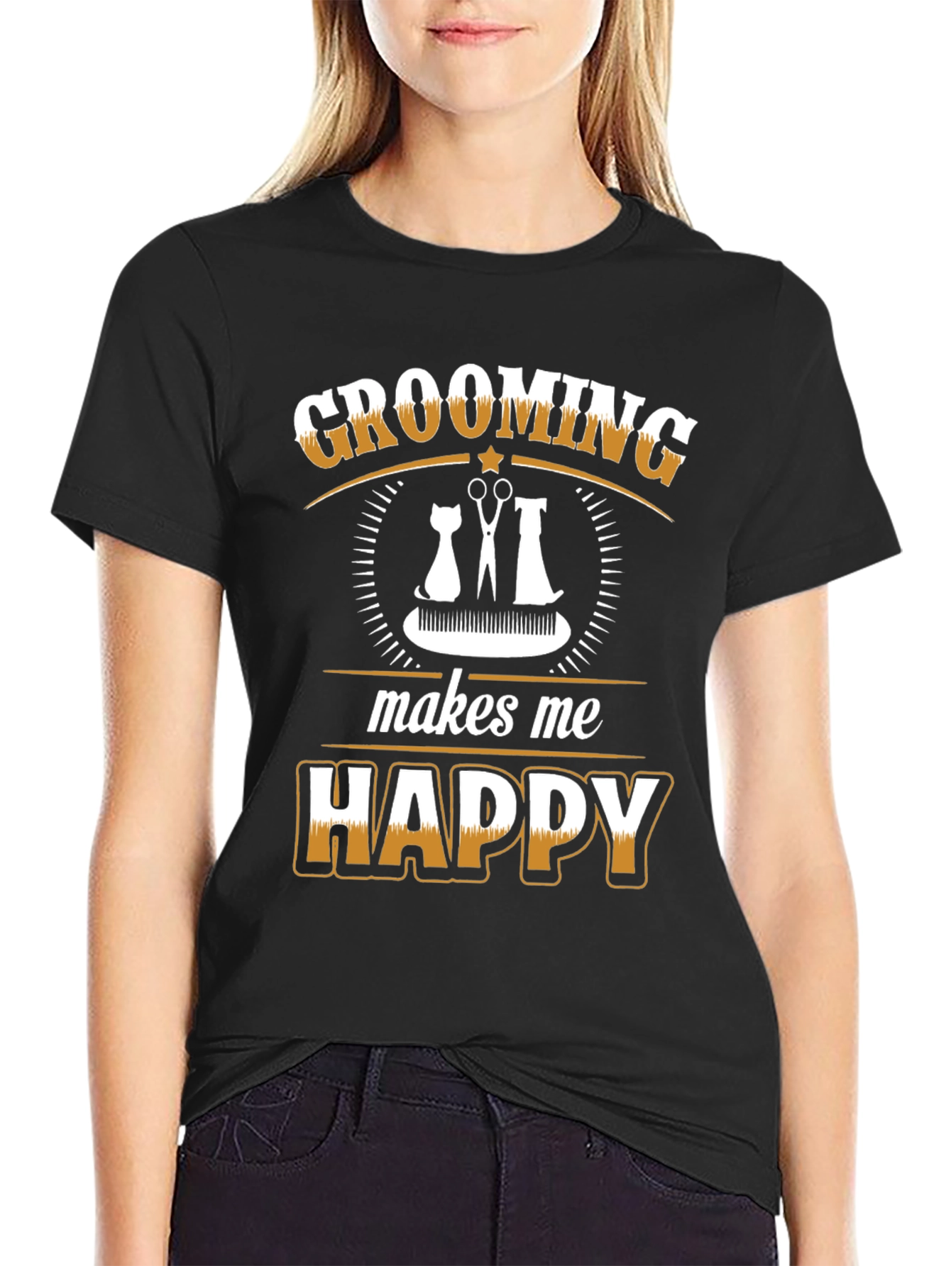 Grooming Makes Me Happy T-Shirt