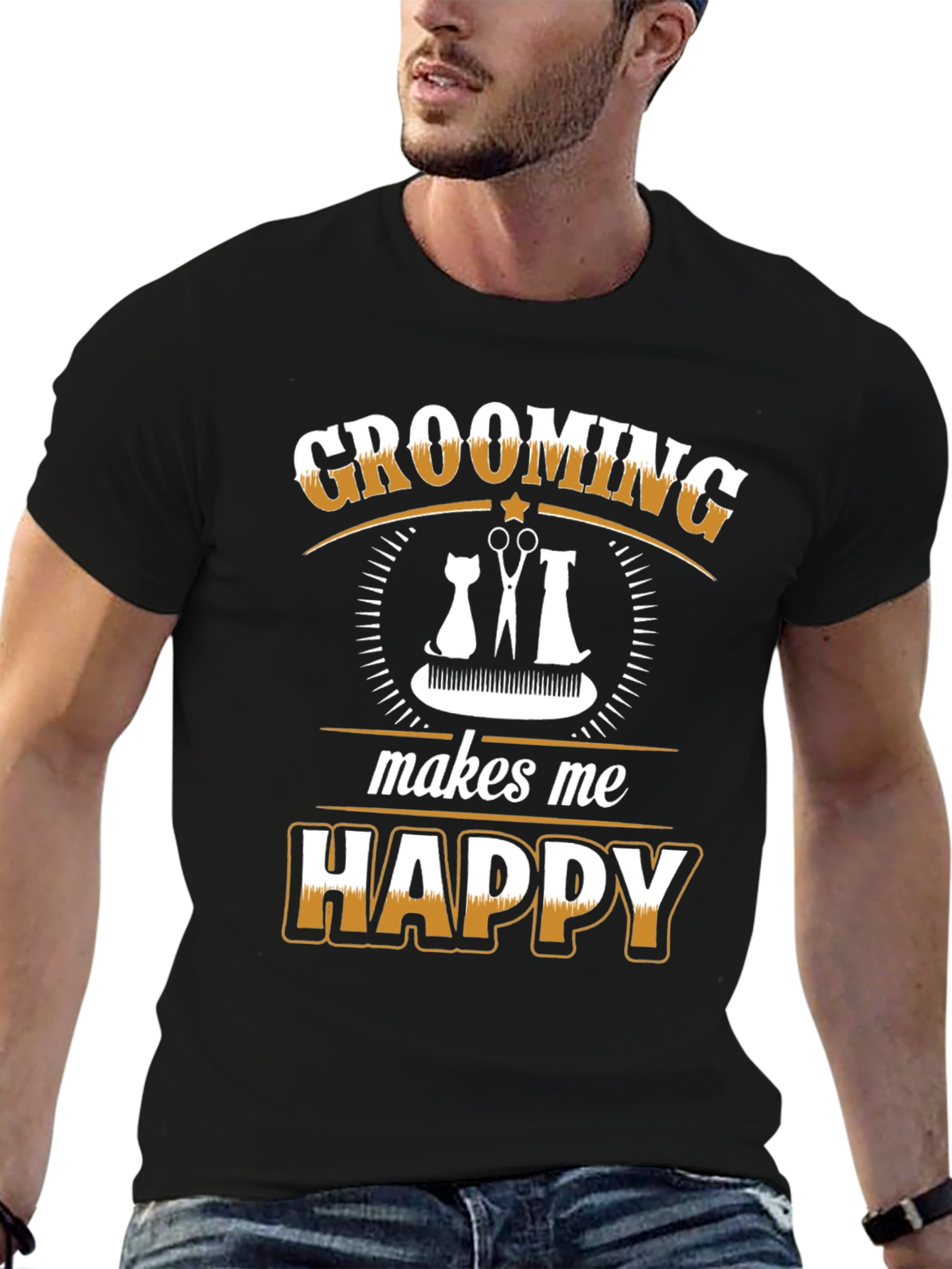 Grooming Makes Me Happy T-Shirt