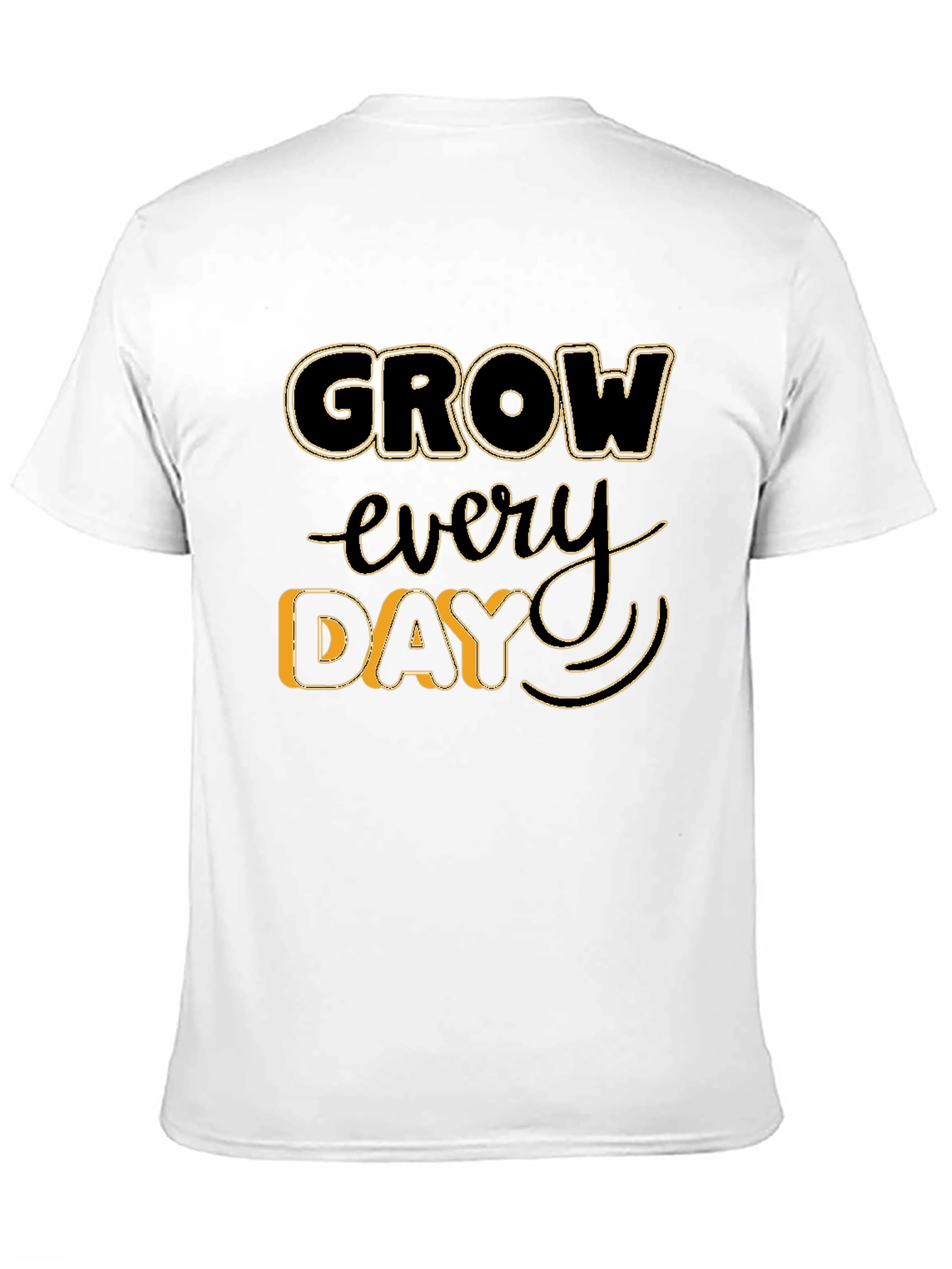 Grow Every Day Graphic Tee - Black Unisex T-Shirt