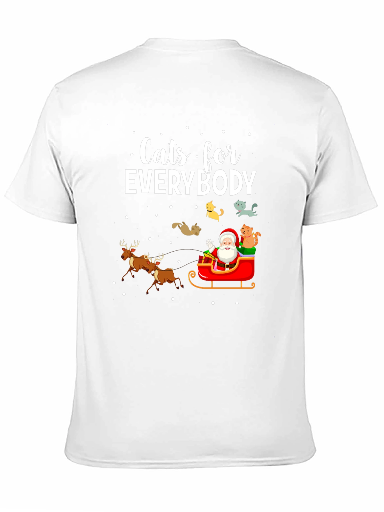 Cats for Everybody Christmas Graphic T-Shirt