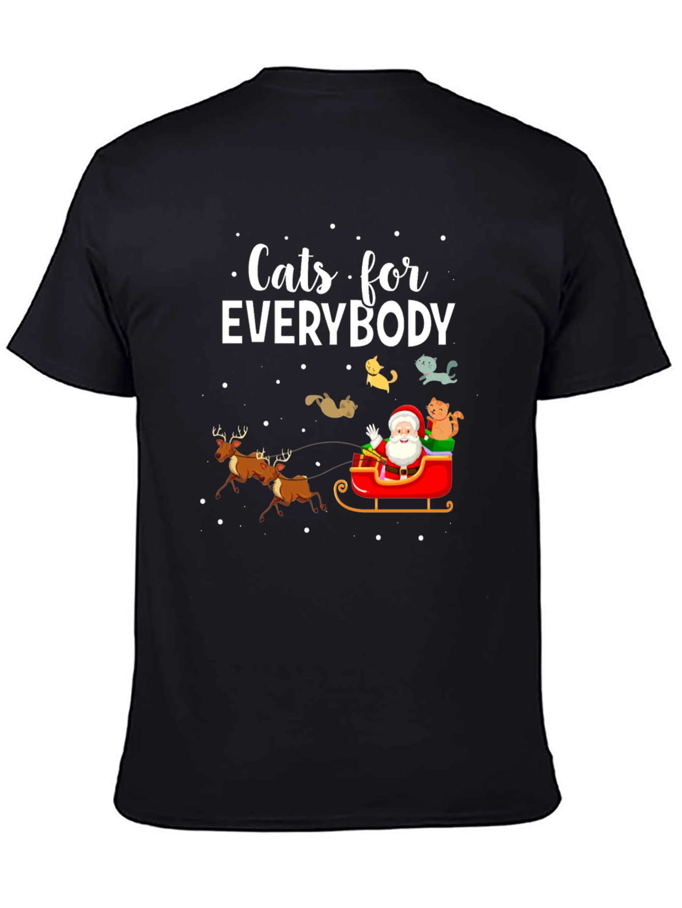 Cats for Everybody Christmas Graphic T-Shirt