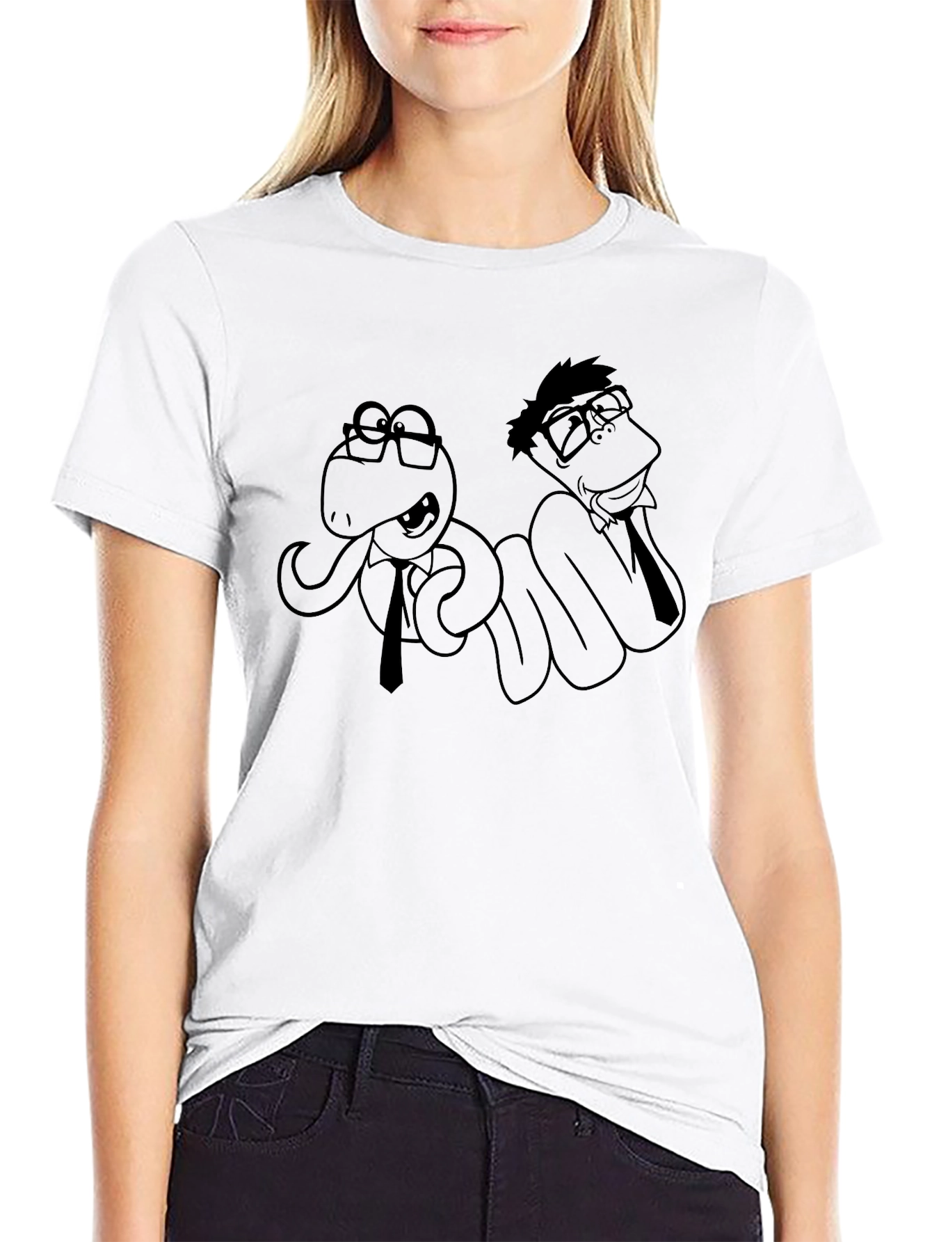Business Snakes Black T-Shirt
