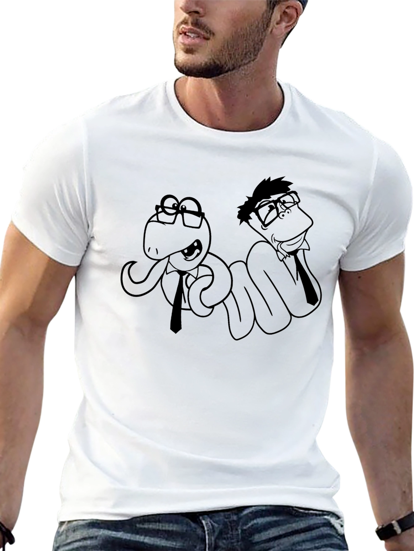 Business Snakes Black T-Shirt