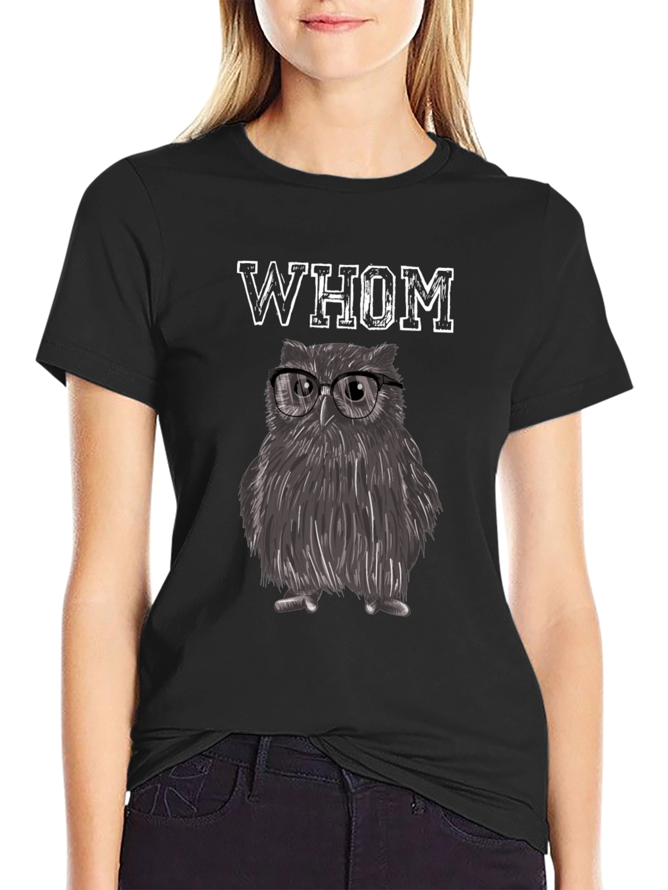 Whom Owl T-Shirt - Smart and Stylish