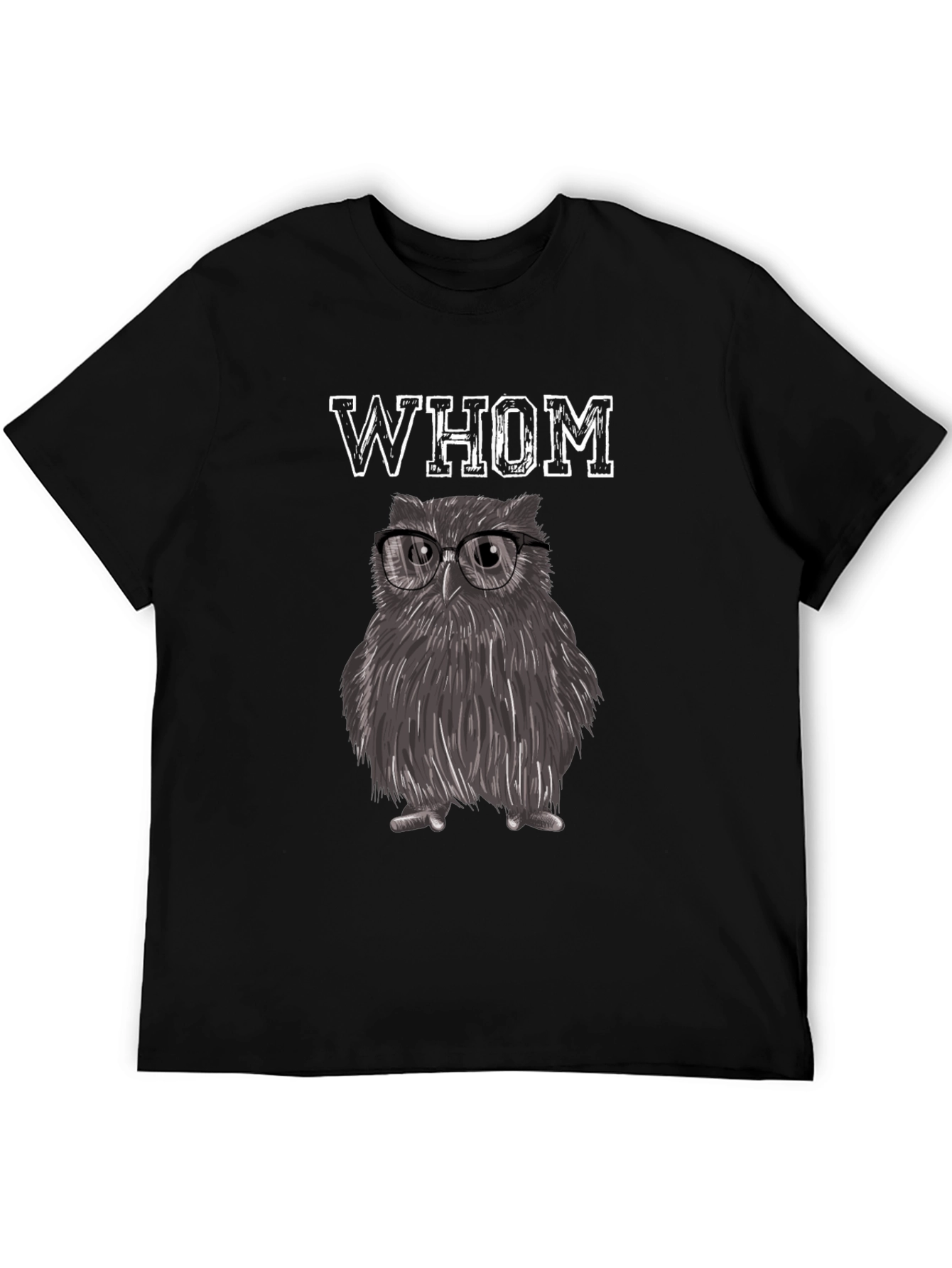 Whom Owl T-Shirt - Smart and Stylish