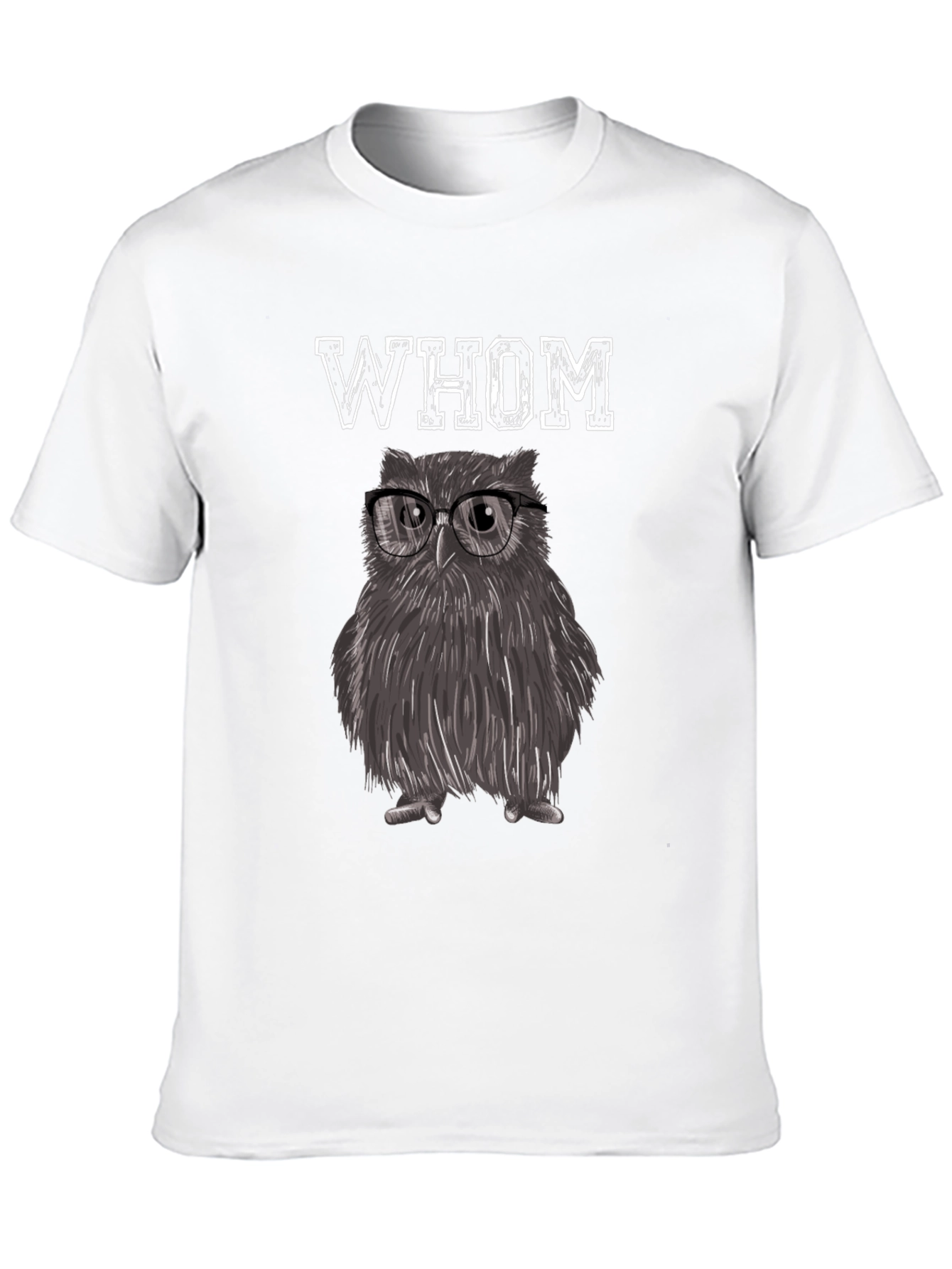 Whom Owl T-Shirt - Smart and Stylish