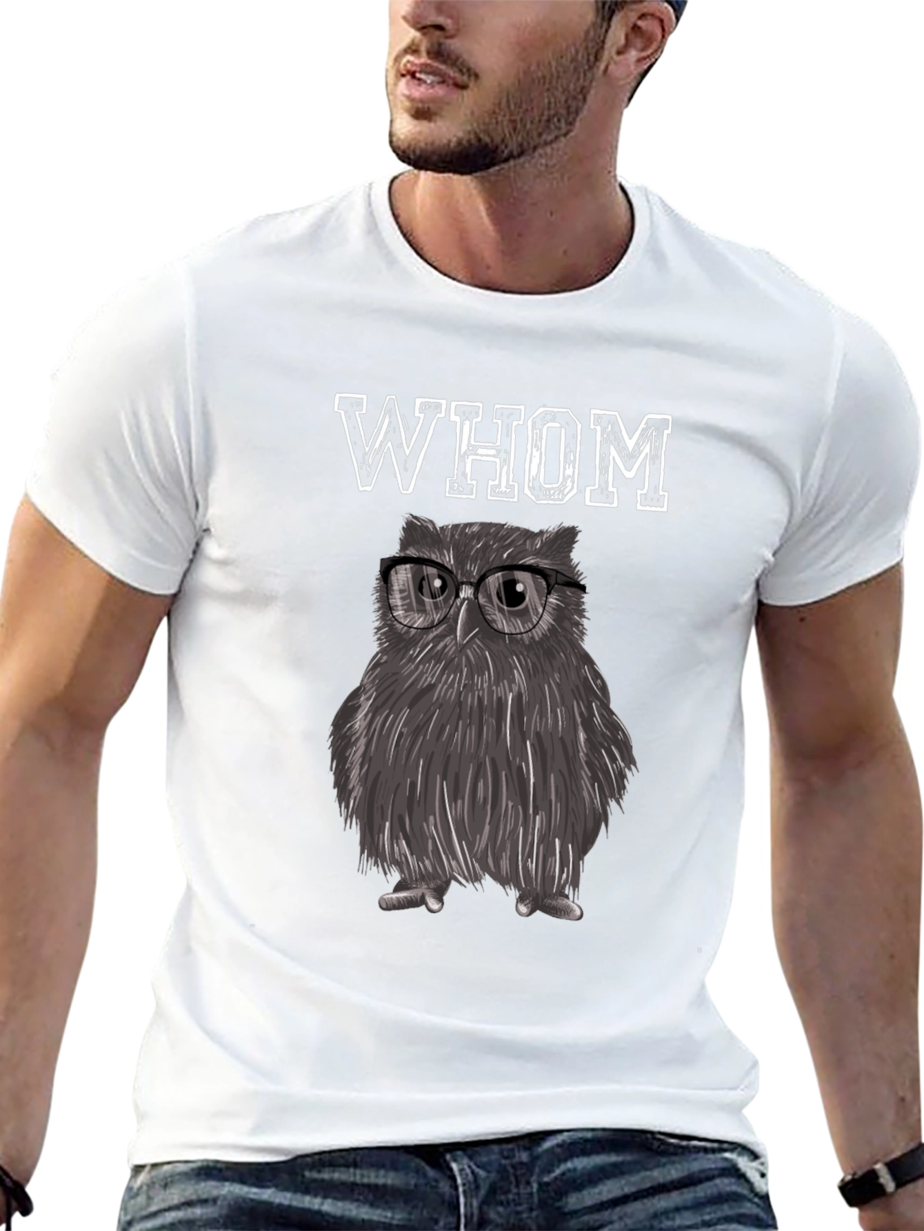 Whom Owl T-Shirt - Smart and Stylish