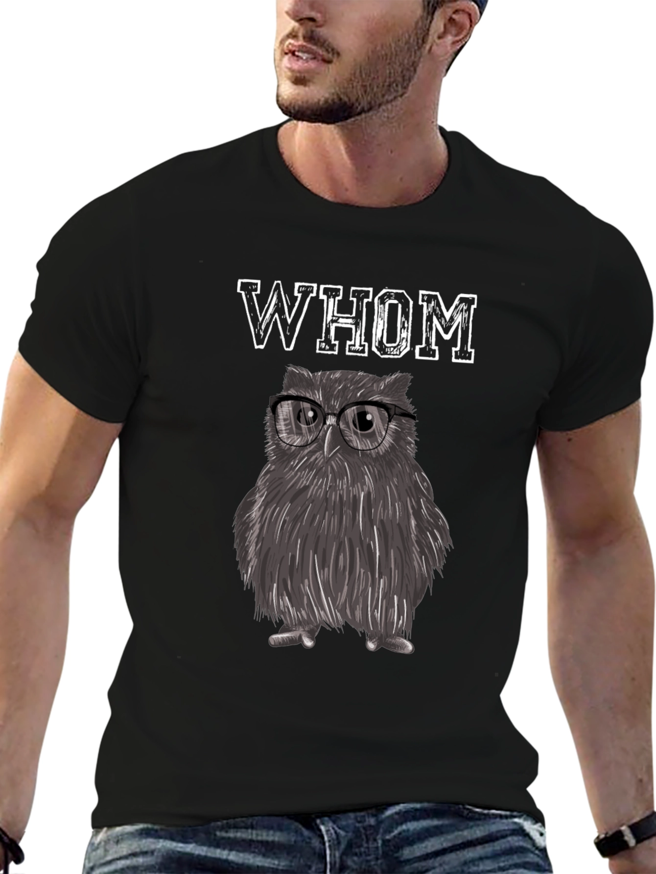 Whom Owl T-Shirt - Smart and Stylish