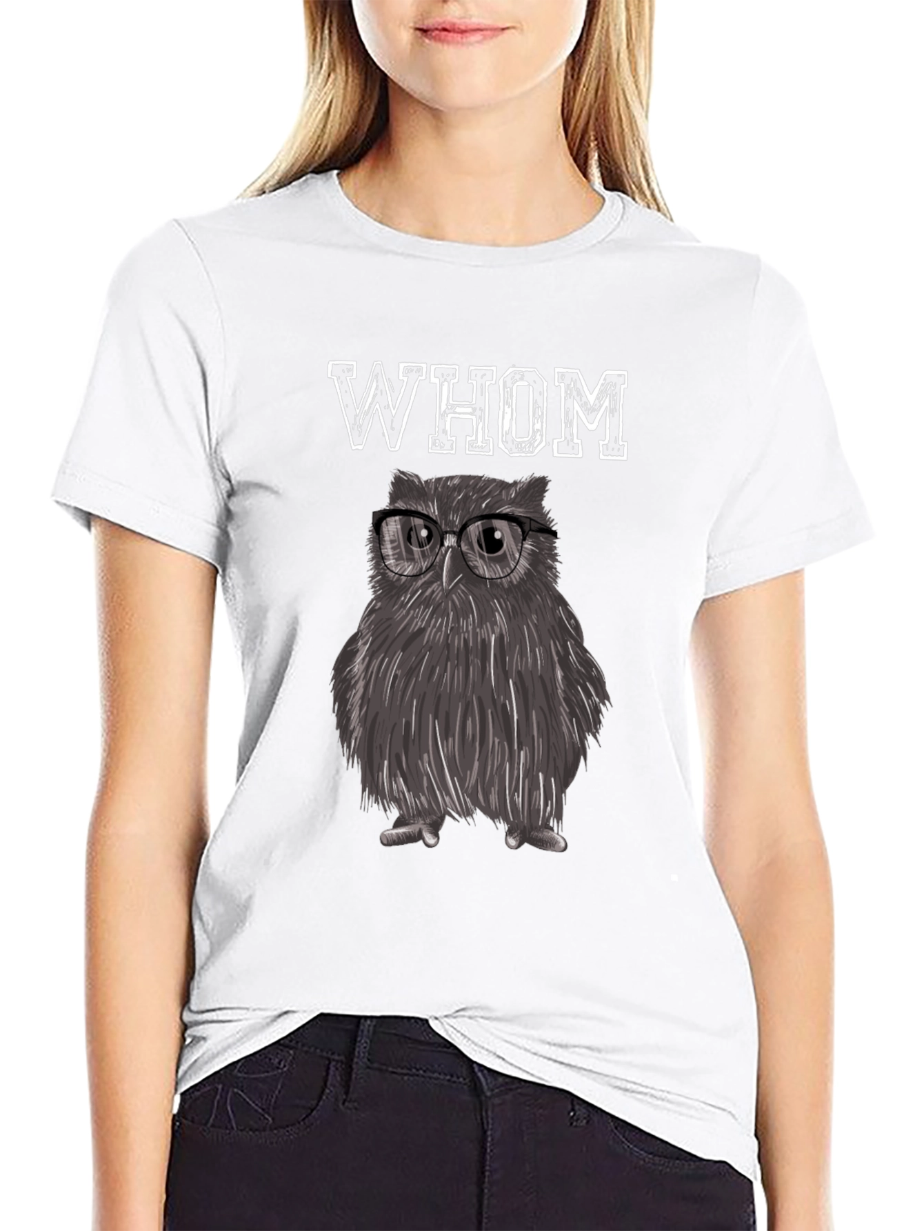 Whom Owl T-Shirt - Smart and Stylish