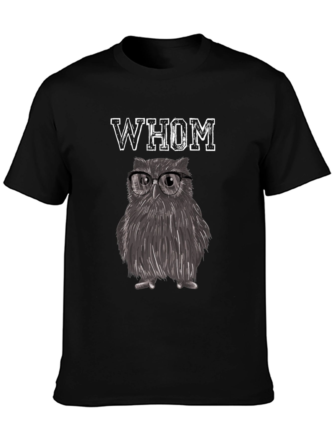 Whom Owl T-Shirt - Smart and Stylish