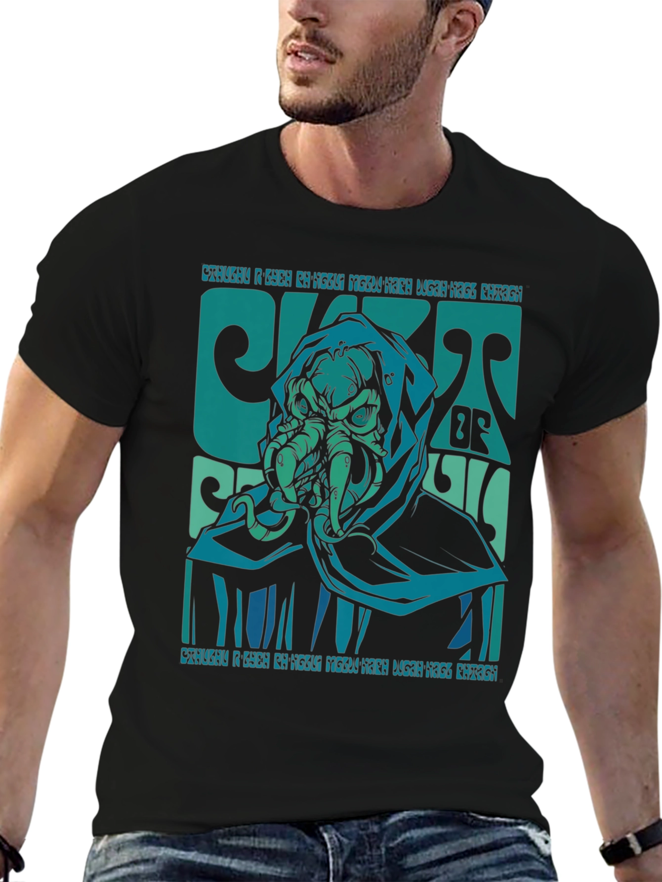 Cthulhu Graphic T-Shirt - Dark Of Ego