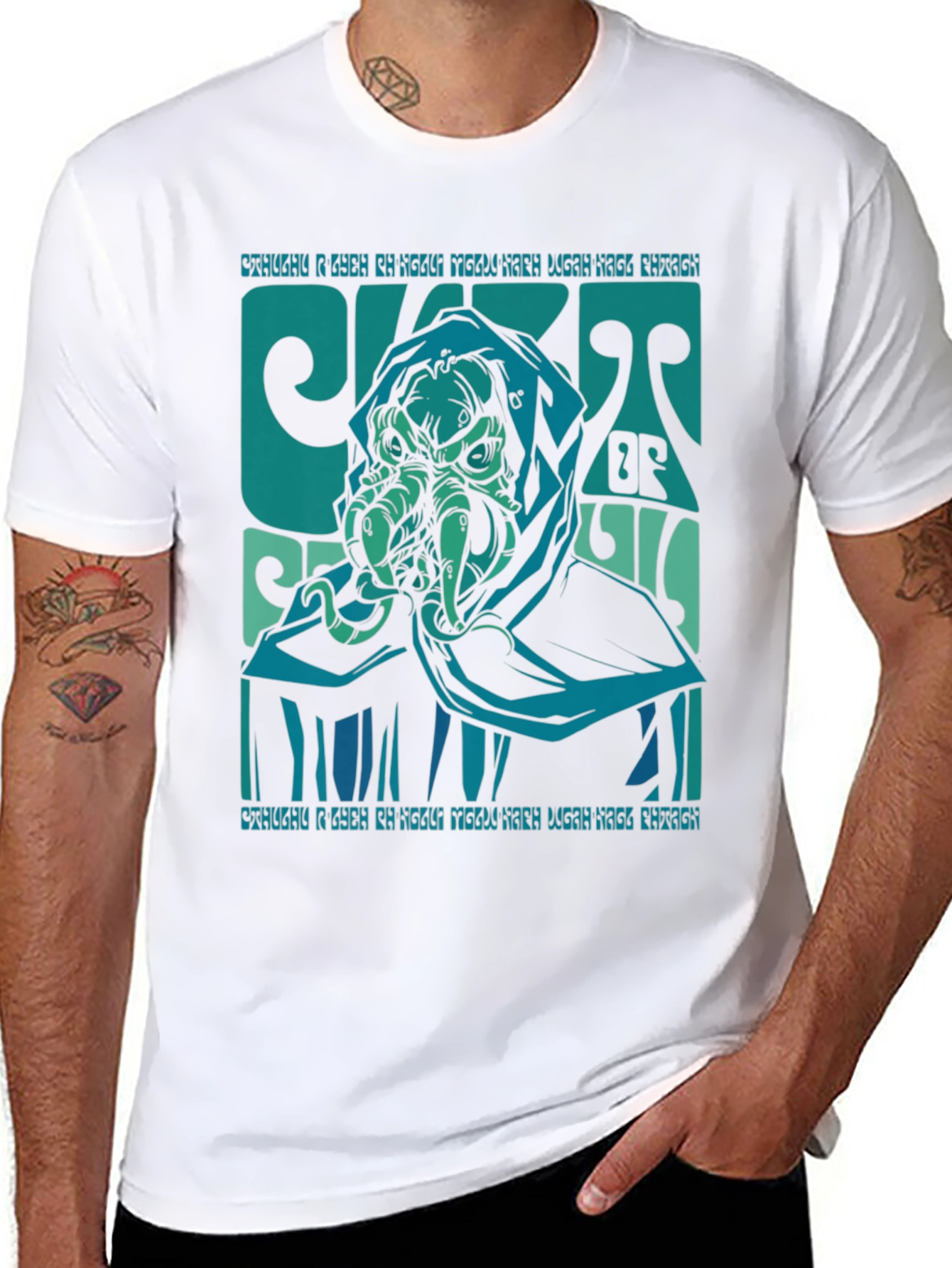 Cthulhu Graphic T-Shirt - Dark Of Ego