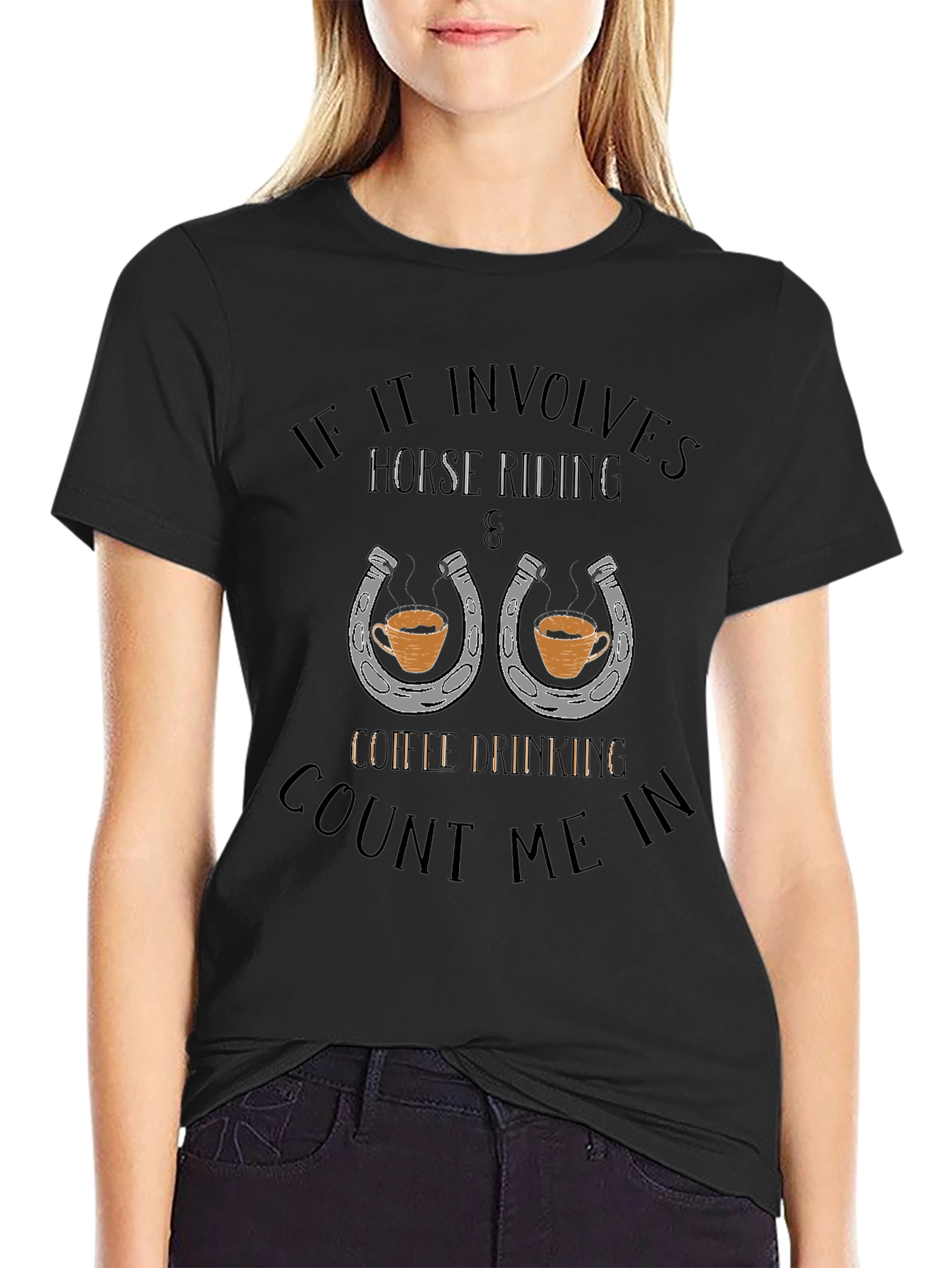 Horse Riding & Coffee T-Shirt