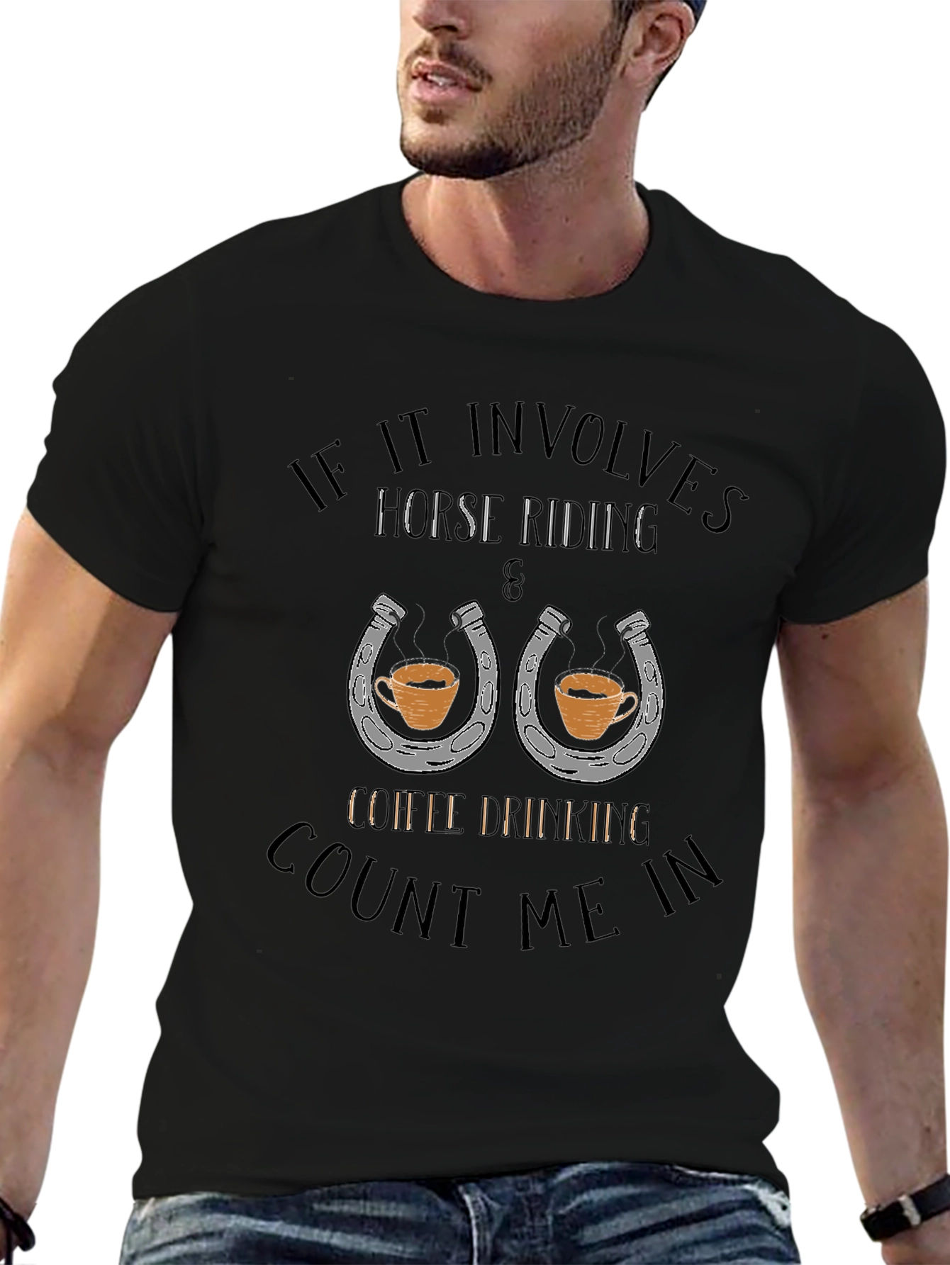 Horse Riding & Coffee T-Shirt