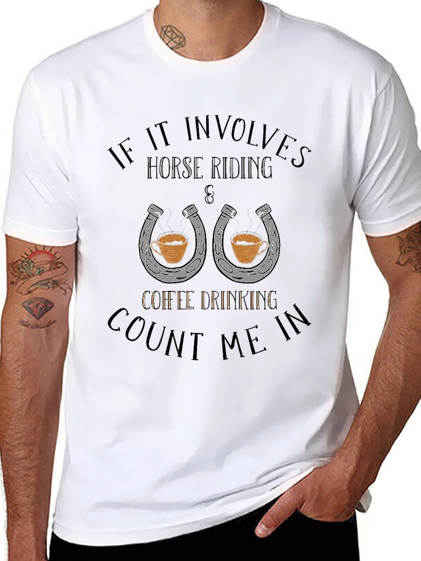 Horse Riding & Coffee T-Shirt