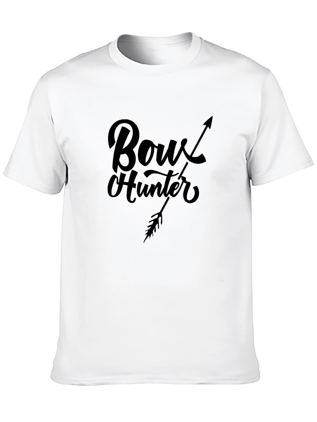 Bow Hunter Arrow Graphic Black T-Shirt