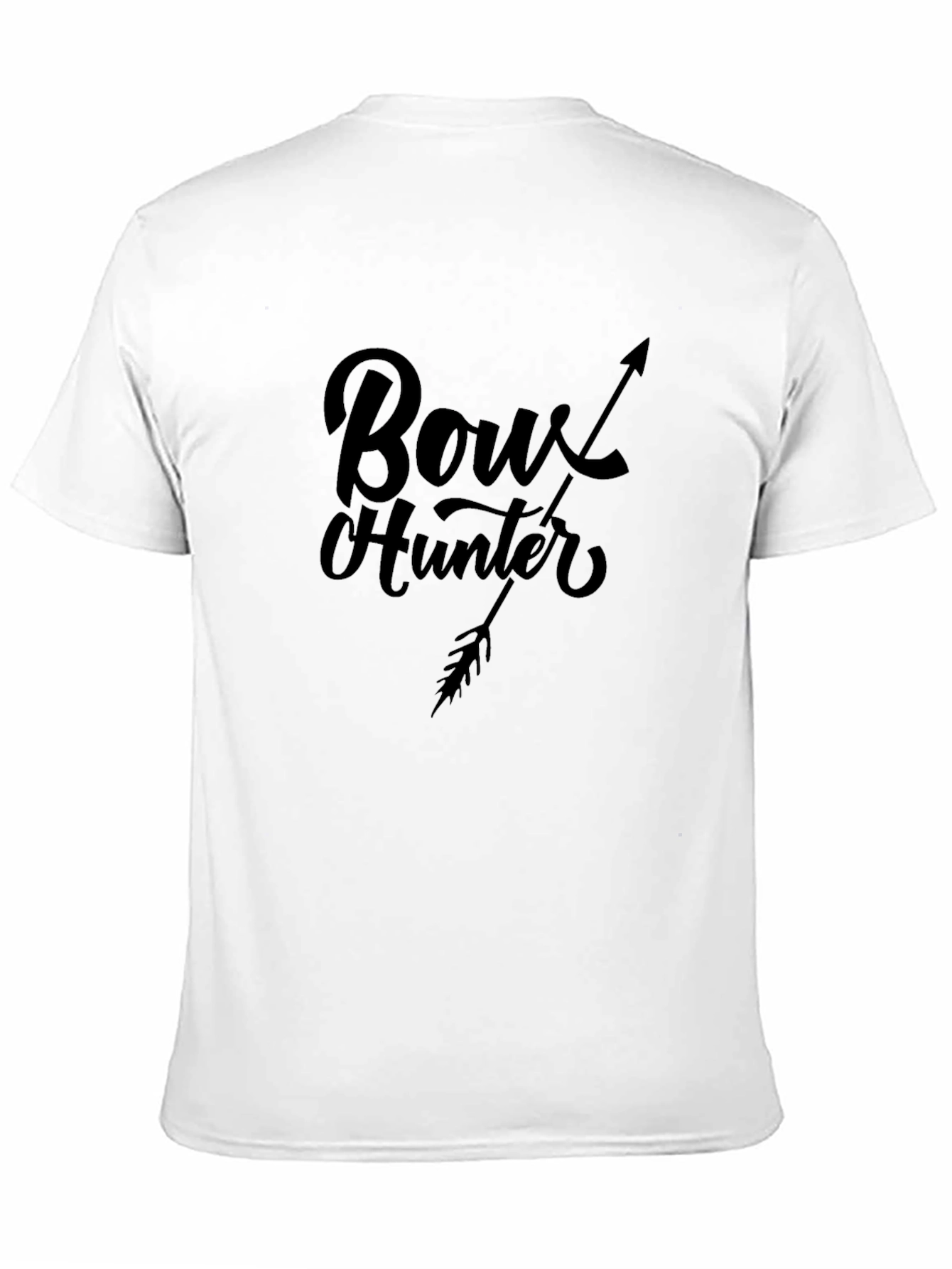 Bow Hunter Arrow Graphic Black T-Shirt