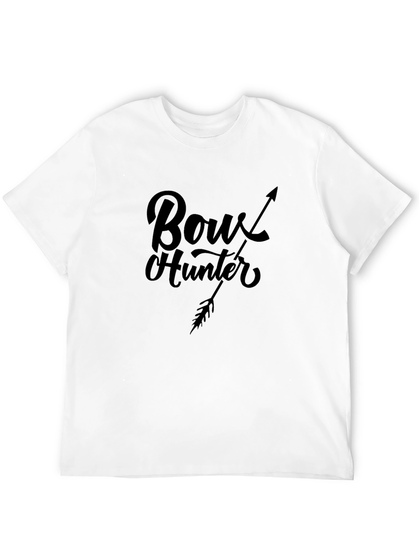 Bow Hunter Arrow Graphic Black T-Shirt