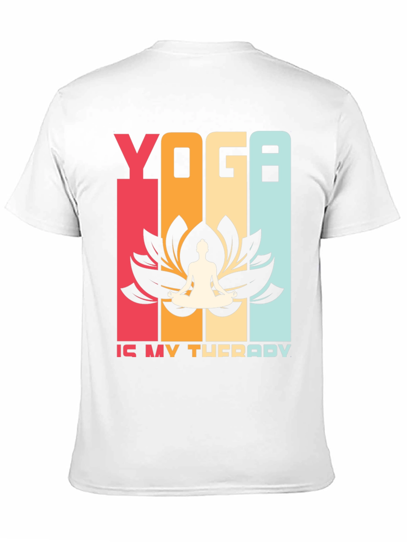 Yoga Therapy T-Shirt Retro Style Meditation Tee