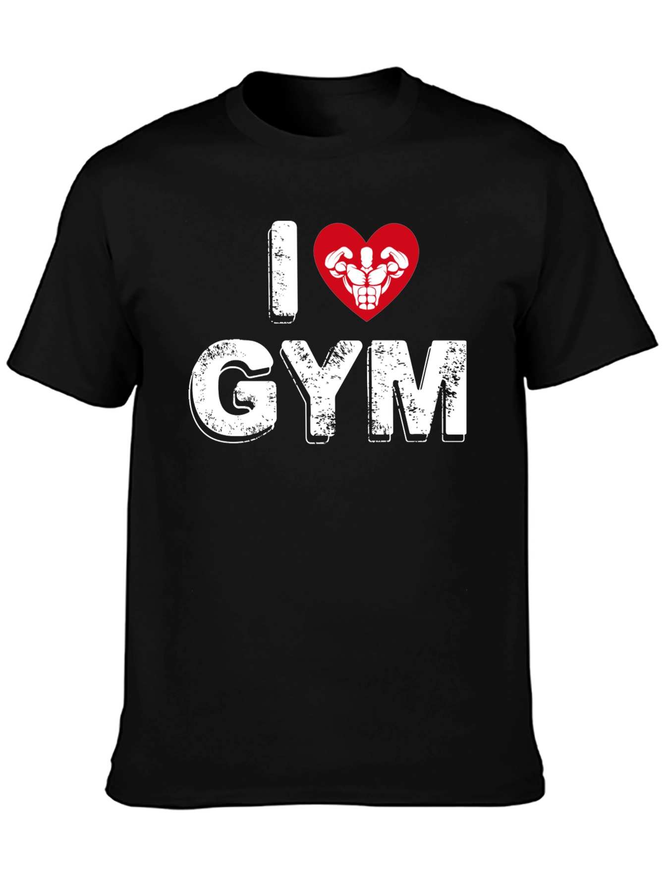 I Heart Gym Black T-Shirt