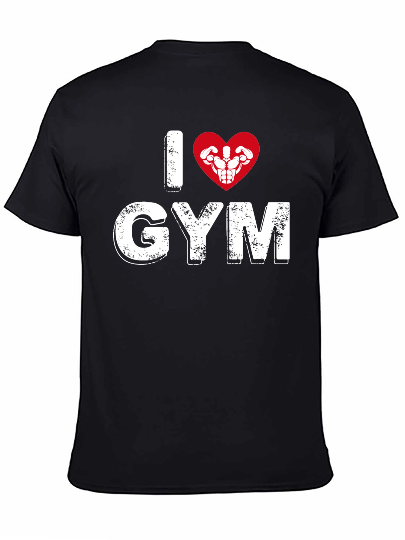 I Heart Gym Black T-Shirt