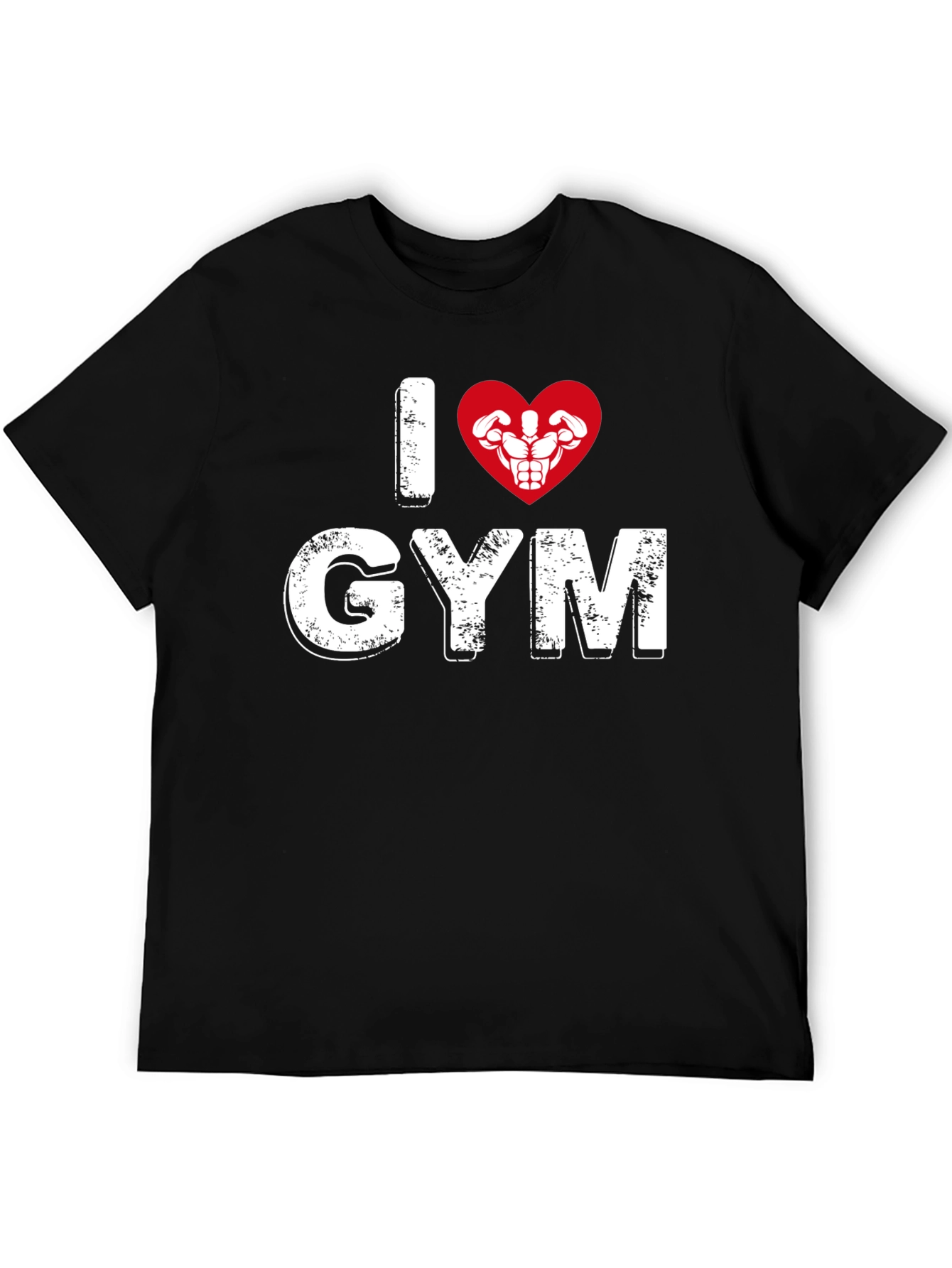 I Heart Gym Black T-Shirt