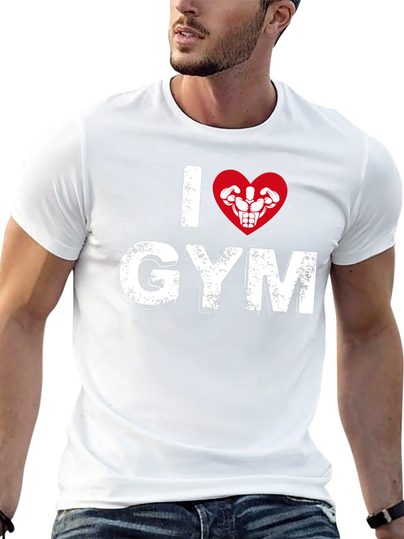 I Heart Gym Black T-Shirt