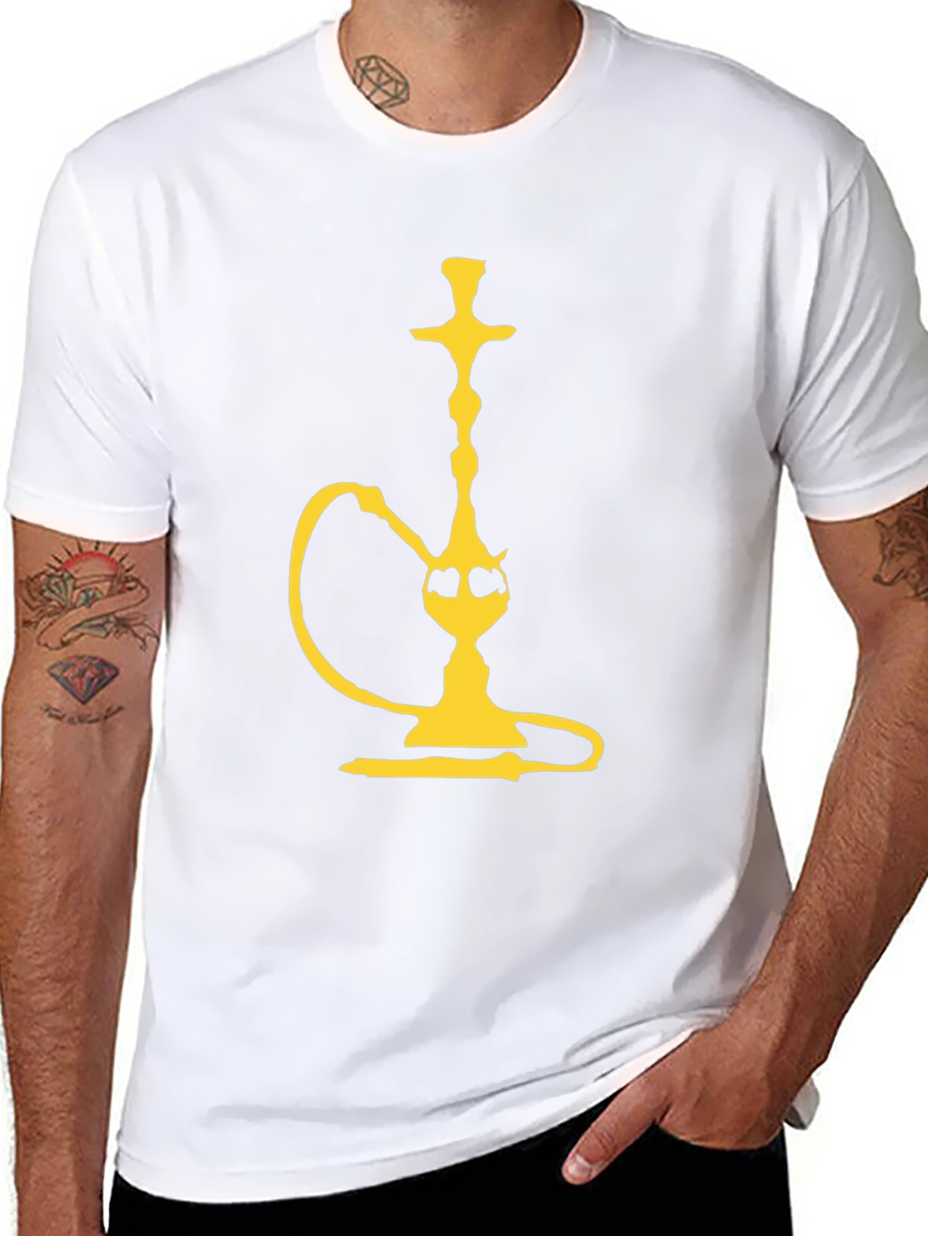 Hookah Graphic Tee - Black
