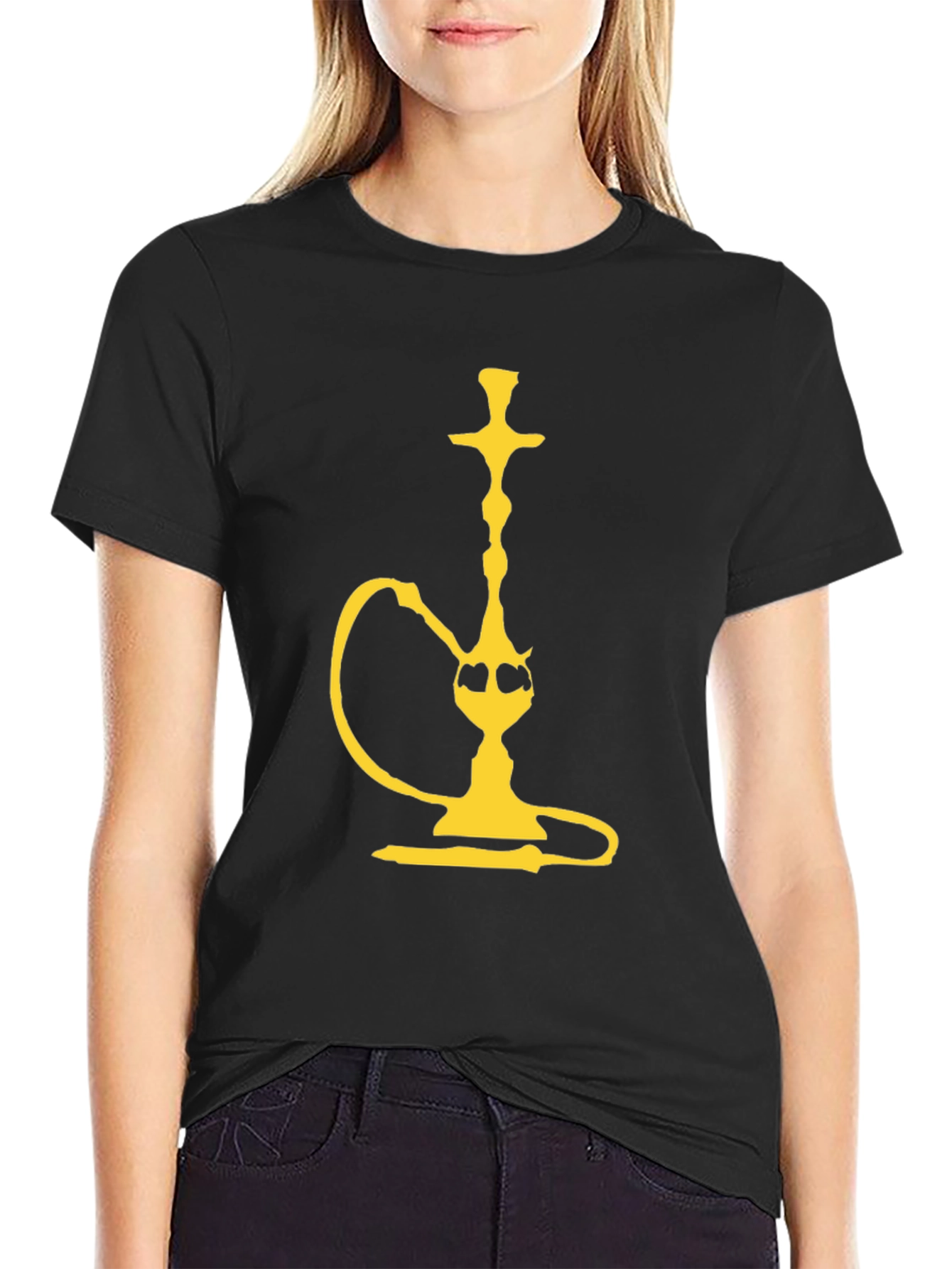 Hookah Graphic Tee - Black