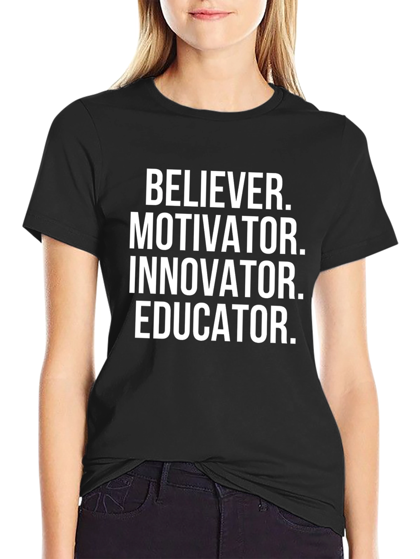 Believer Motivator Innovator Educator T-Shirt