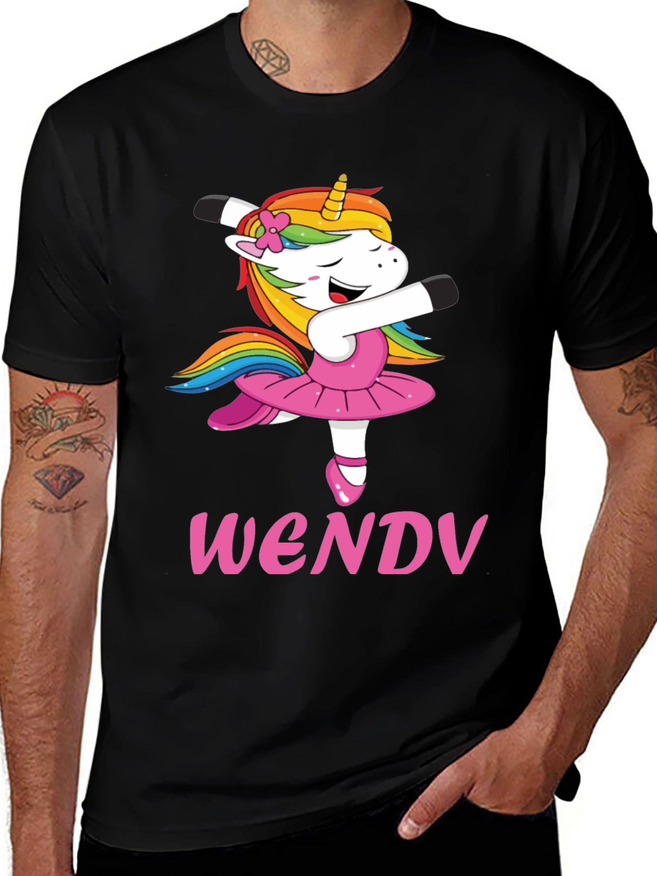 Wendy Unicorn Ballerina T-Shirt - Personalized