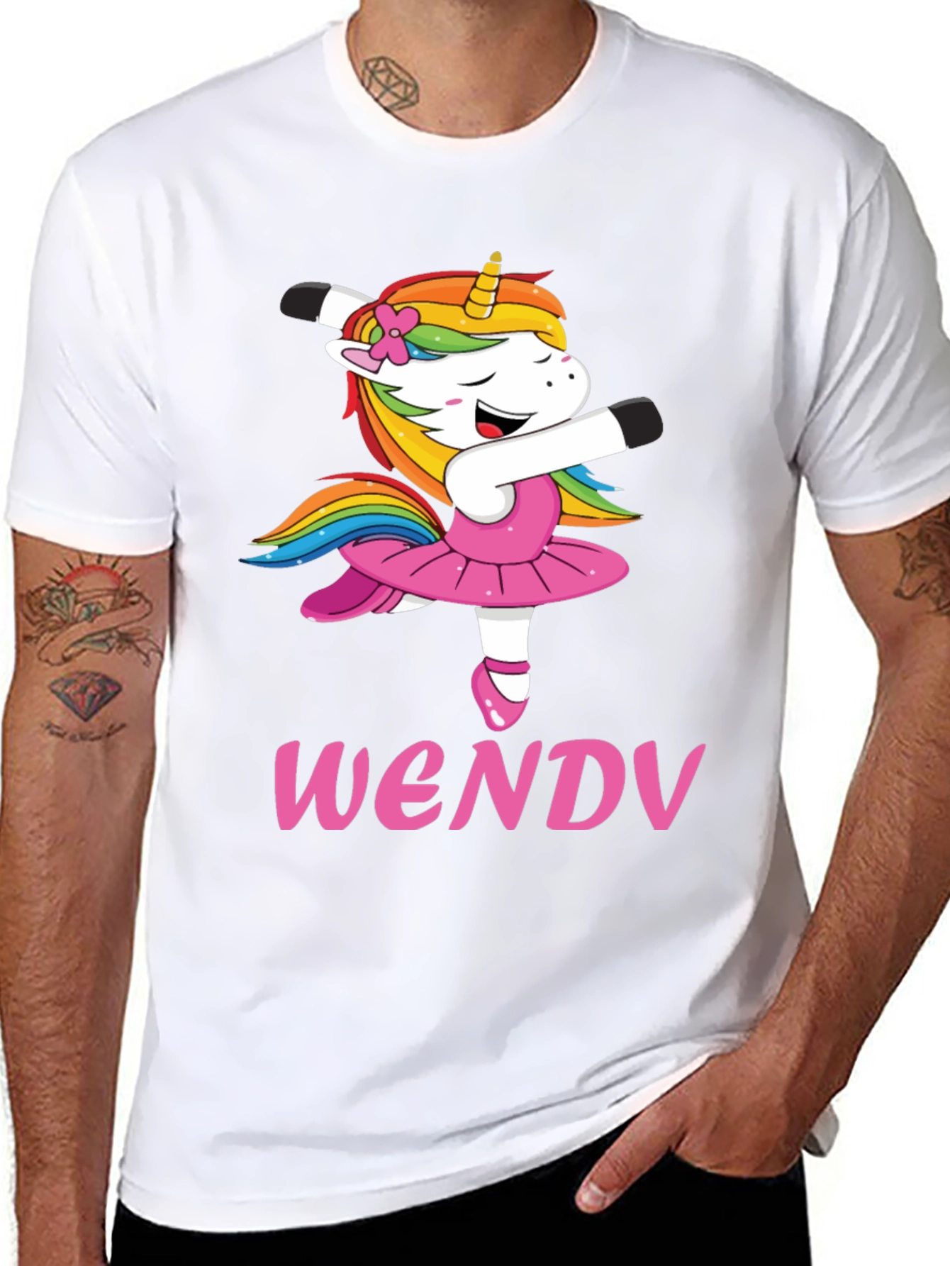 Wendy Unicorn Ballerina T-Shirt - Personalized