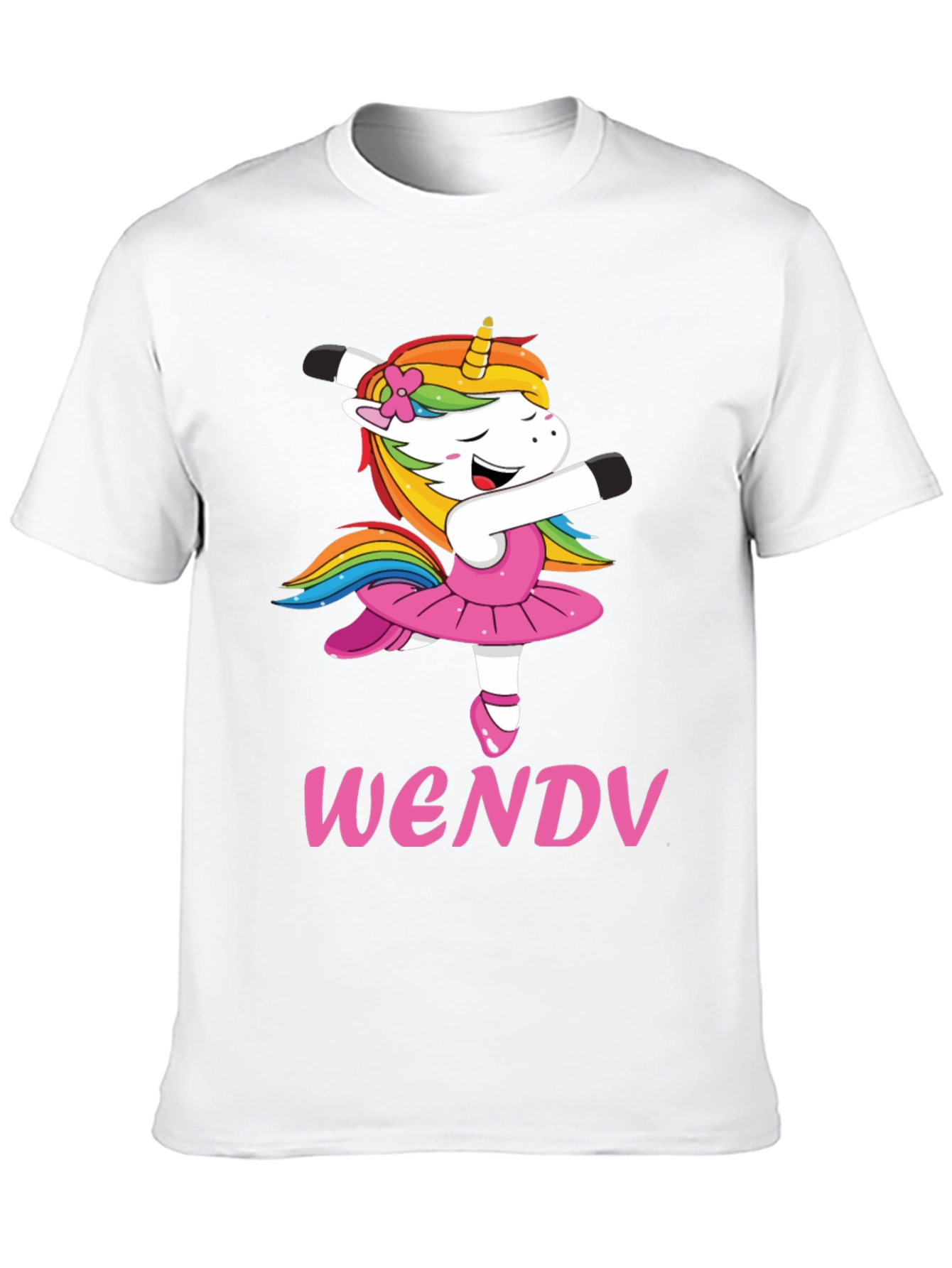 Wendy Unicorn Ballerina T-Shirt - Personalized